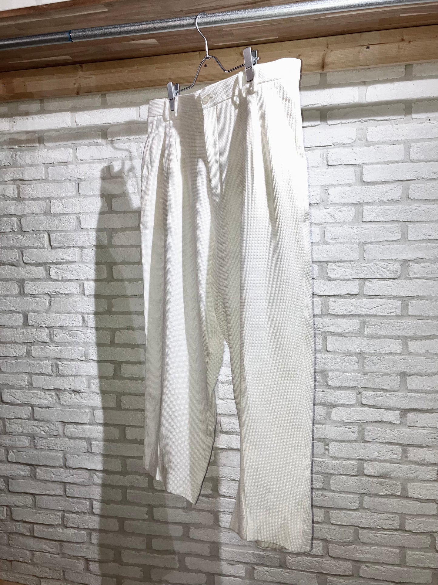 00s Design Wide Slacks "Themal Fabric!!!"
