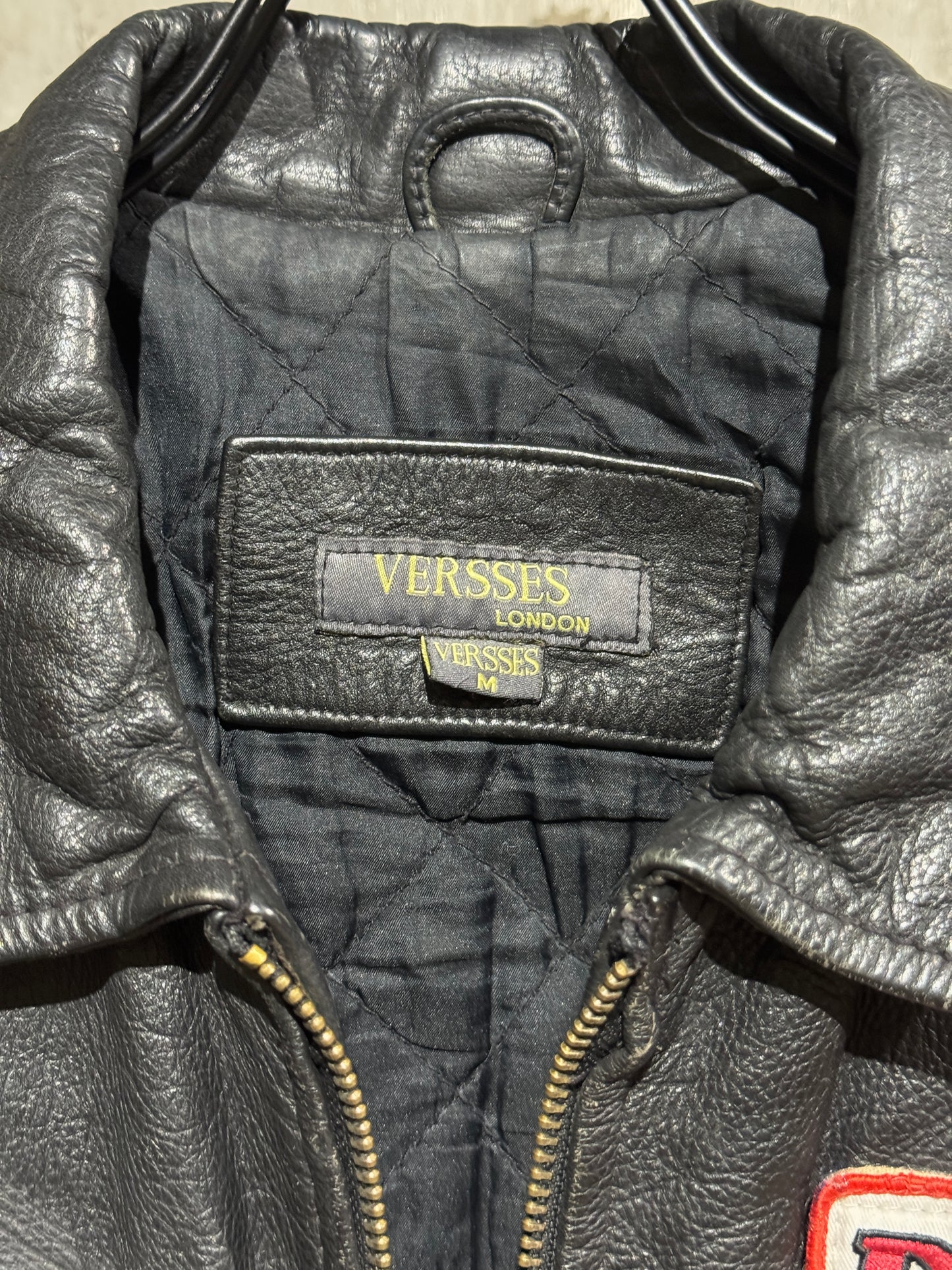 Vintage Euro Racing Leather Jacket