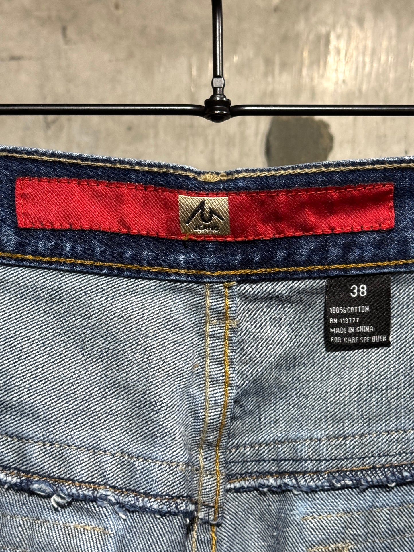 00's Members Property Design Wide Denim Pants