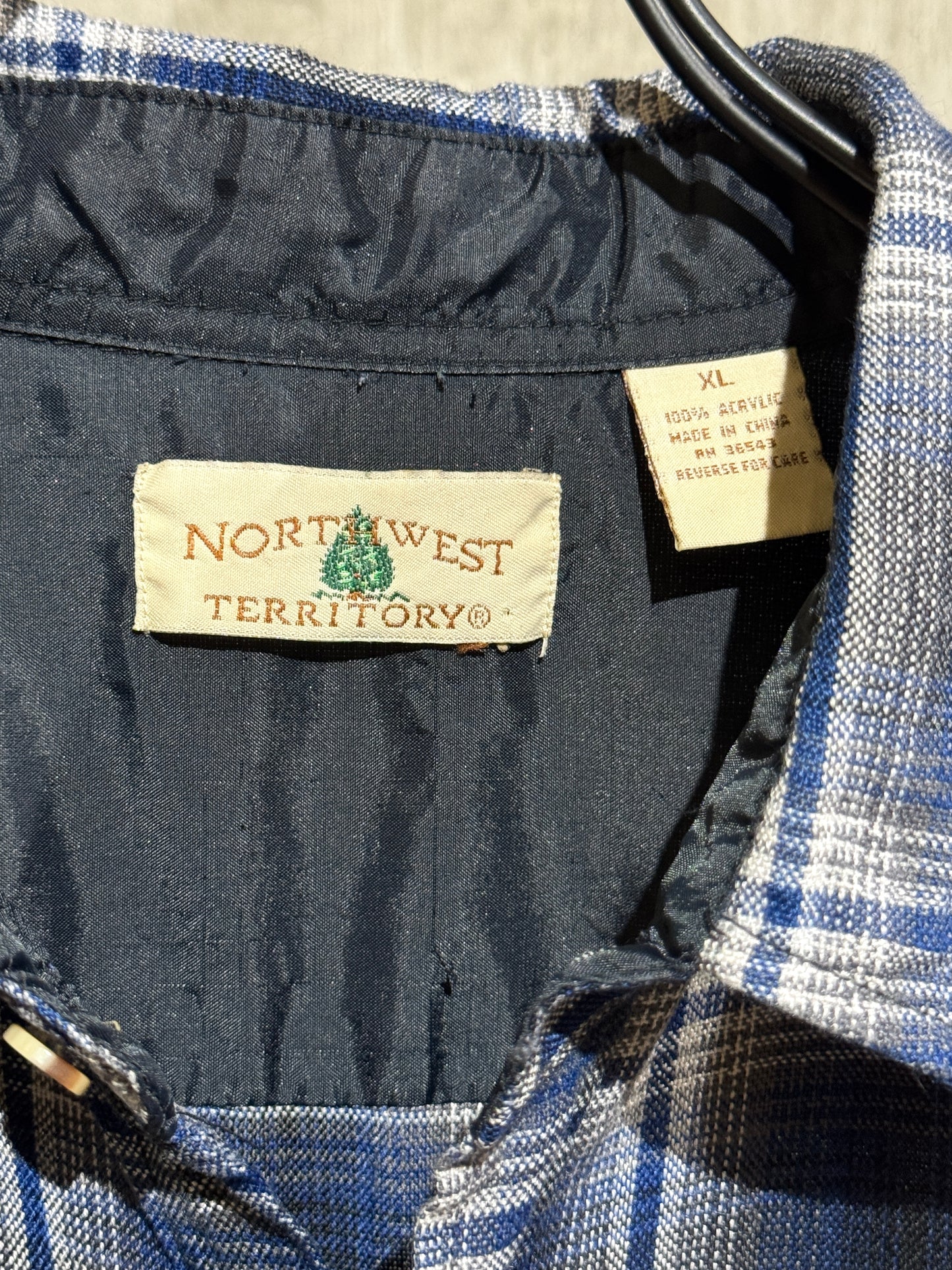 Vintage Cotton Plaid Shirt