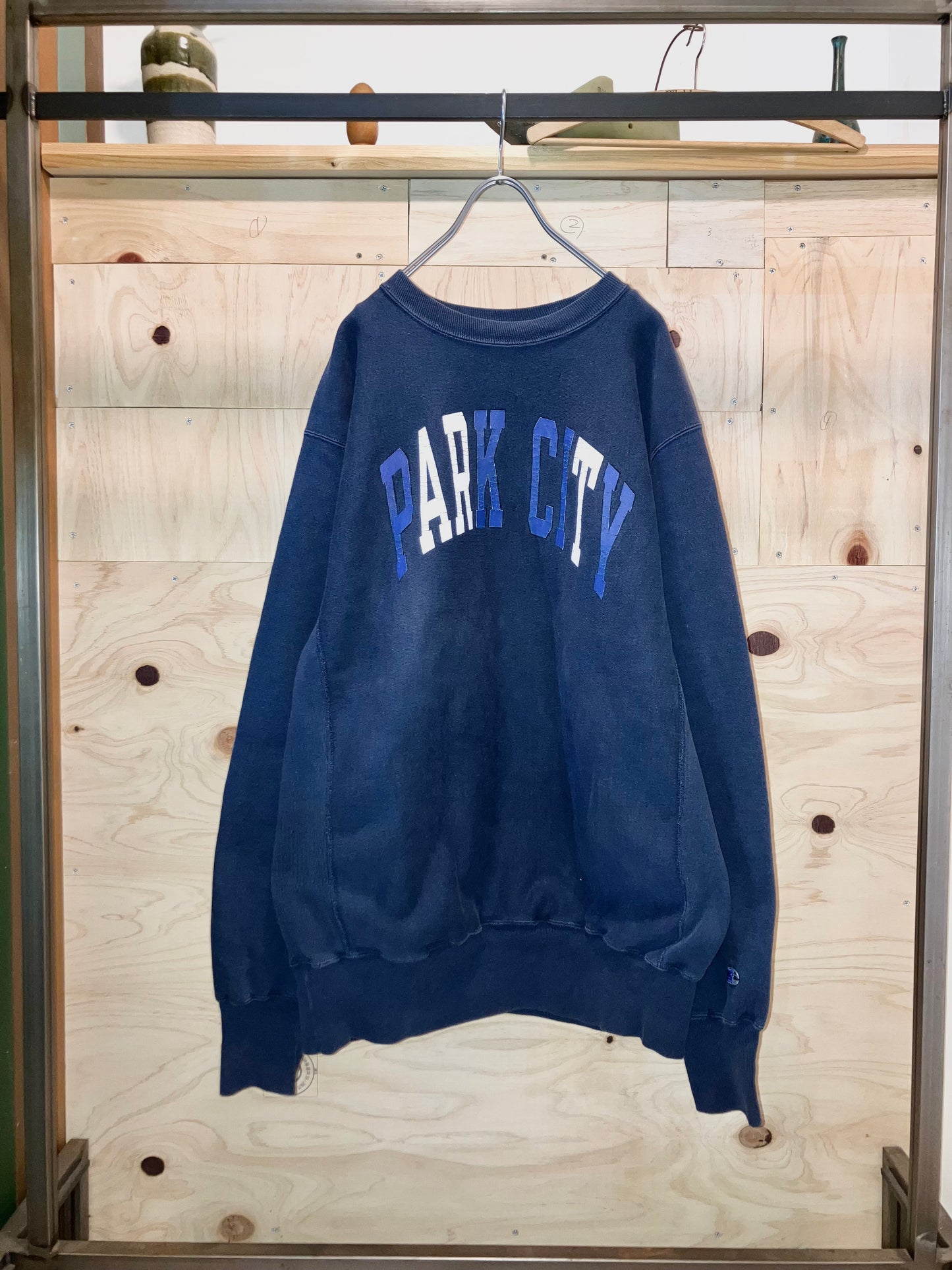 "Chmpion" Old Oversized REVERSE WEAVE Printed Sweat