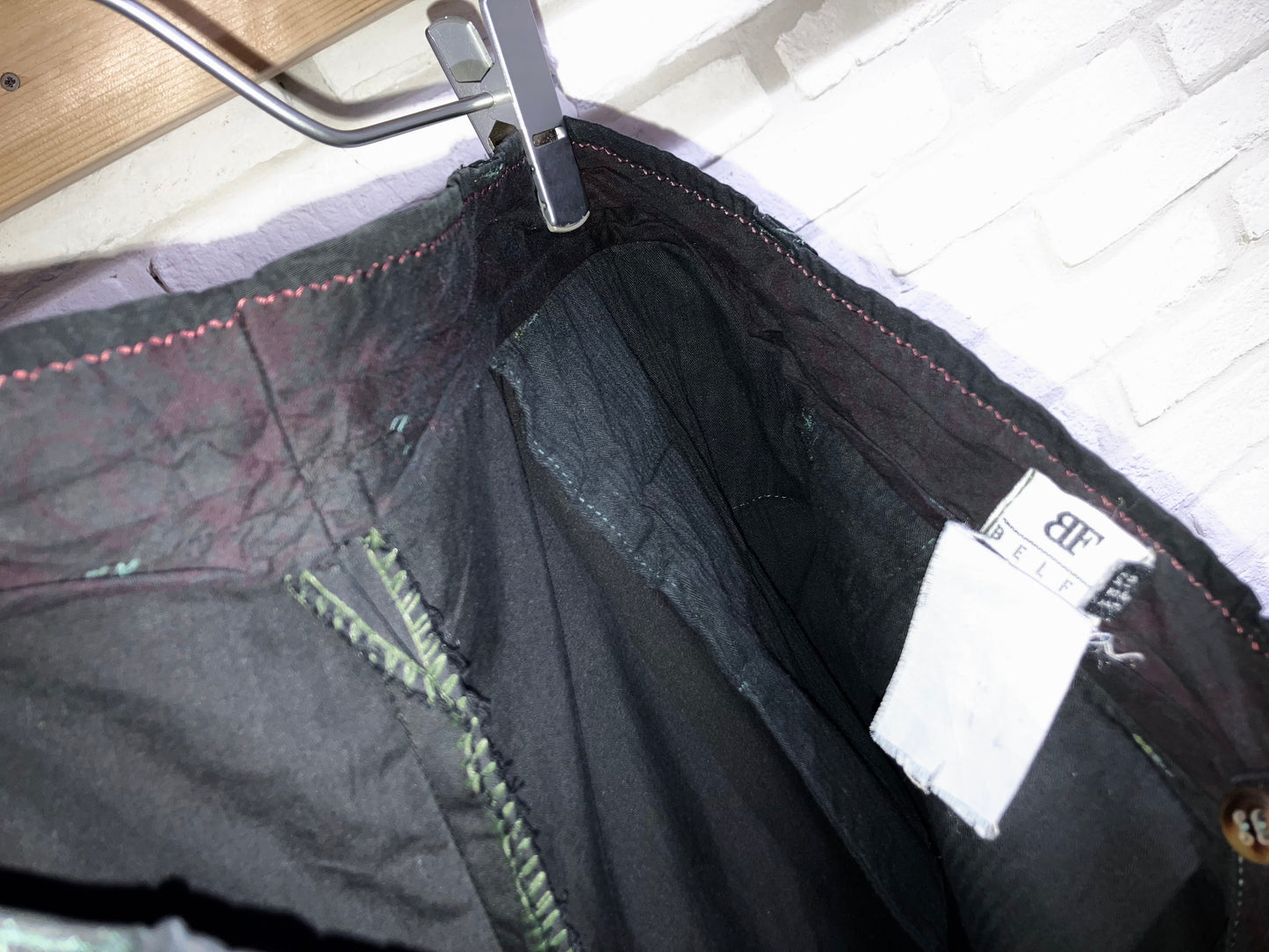 Old Poplin Wide Slacks