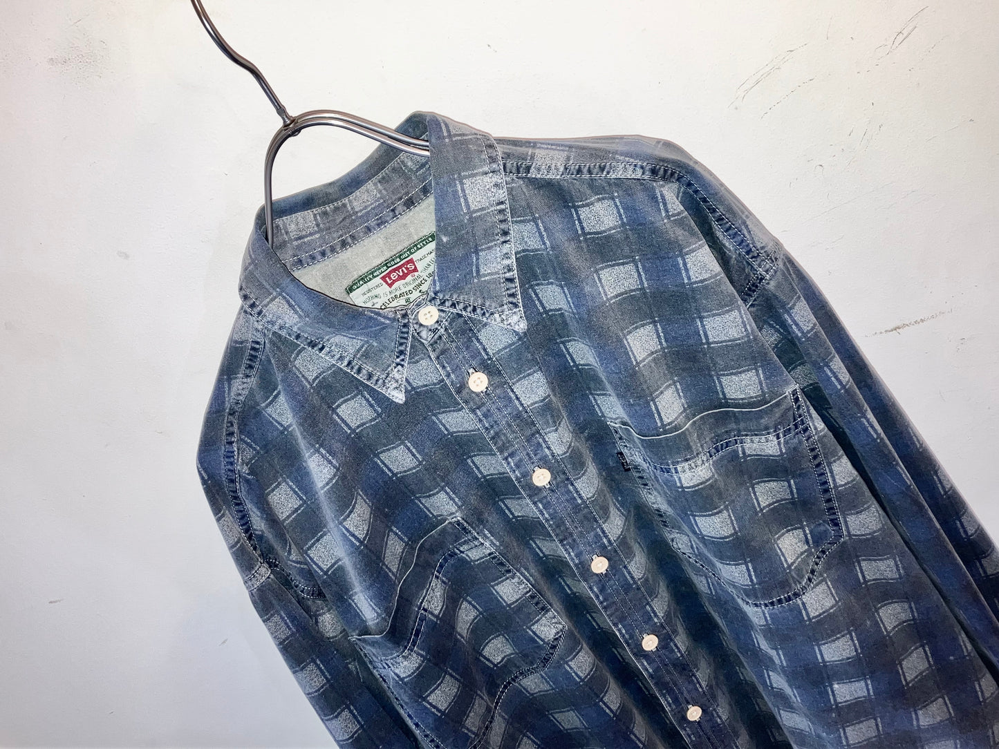 "Levi's" Old Printed Check Shirt