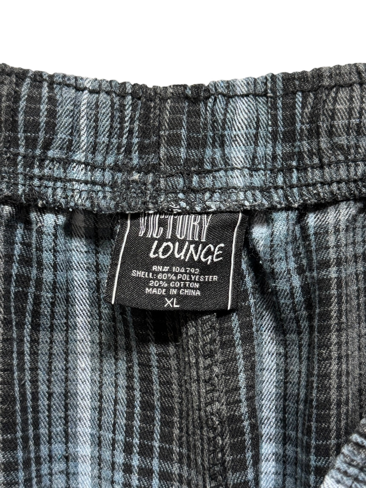 Old Plaid Wide EZ Pants