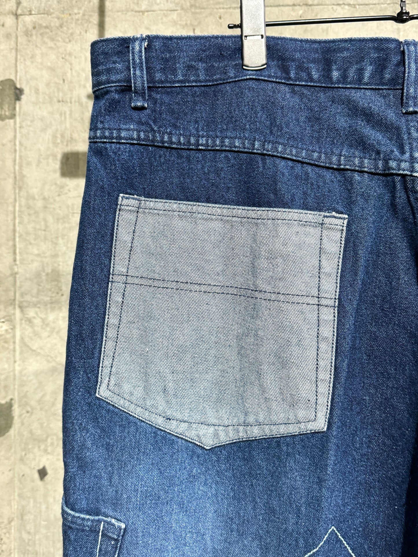 Noiz Jeans Patchwork Design Denim Pants