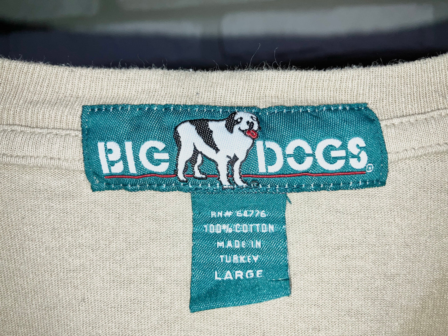 "BIG DOGS" Old One Point Tee
