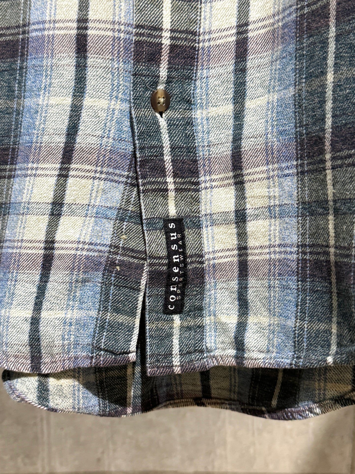 00s Vintage Cotton Plaid Shirt