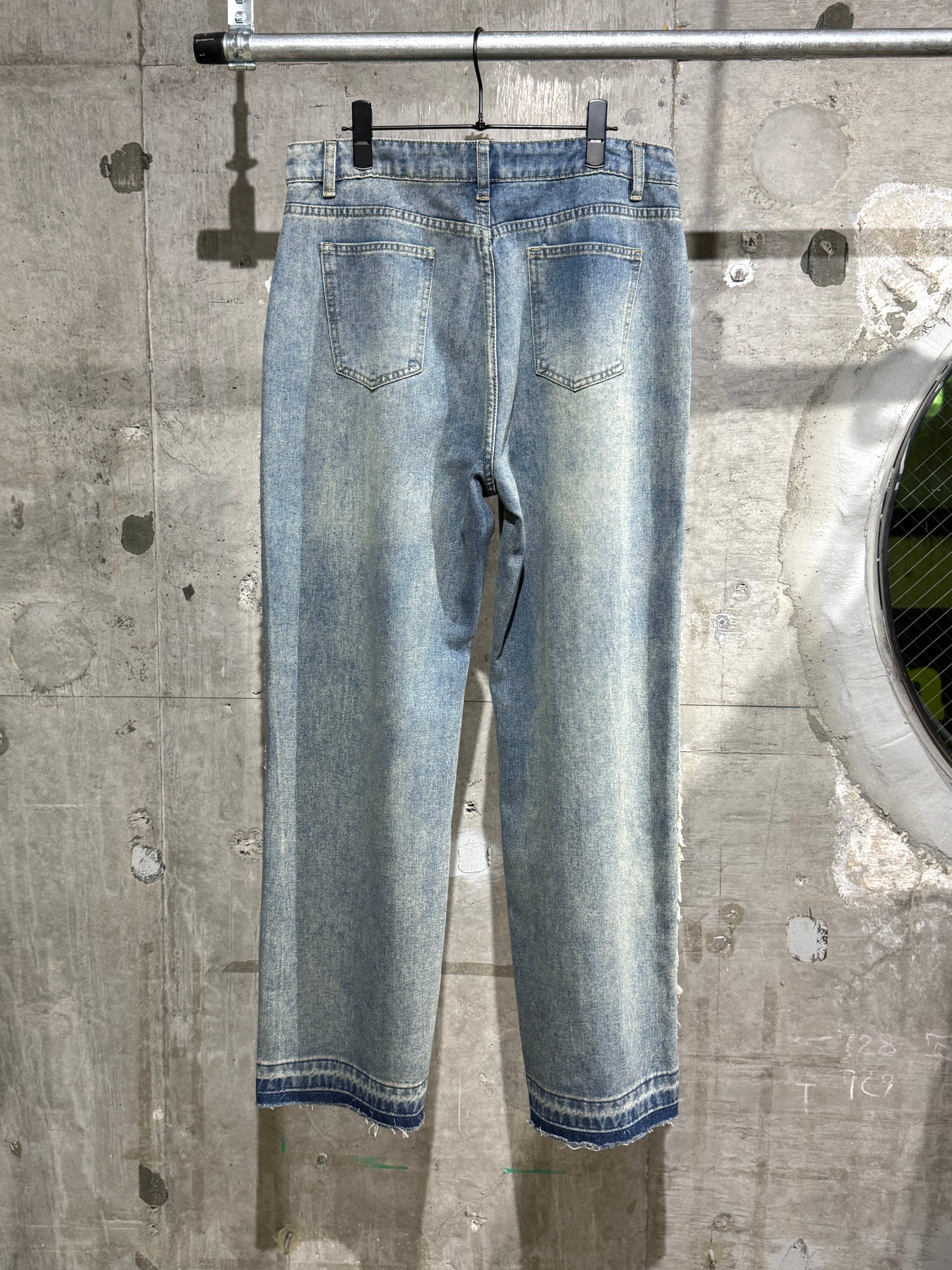 Side Fringe Denim Pants