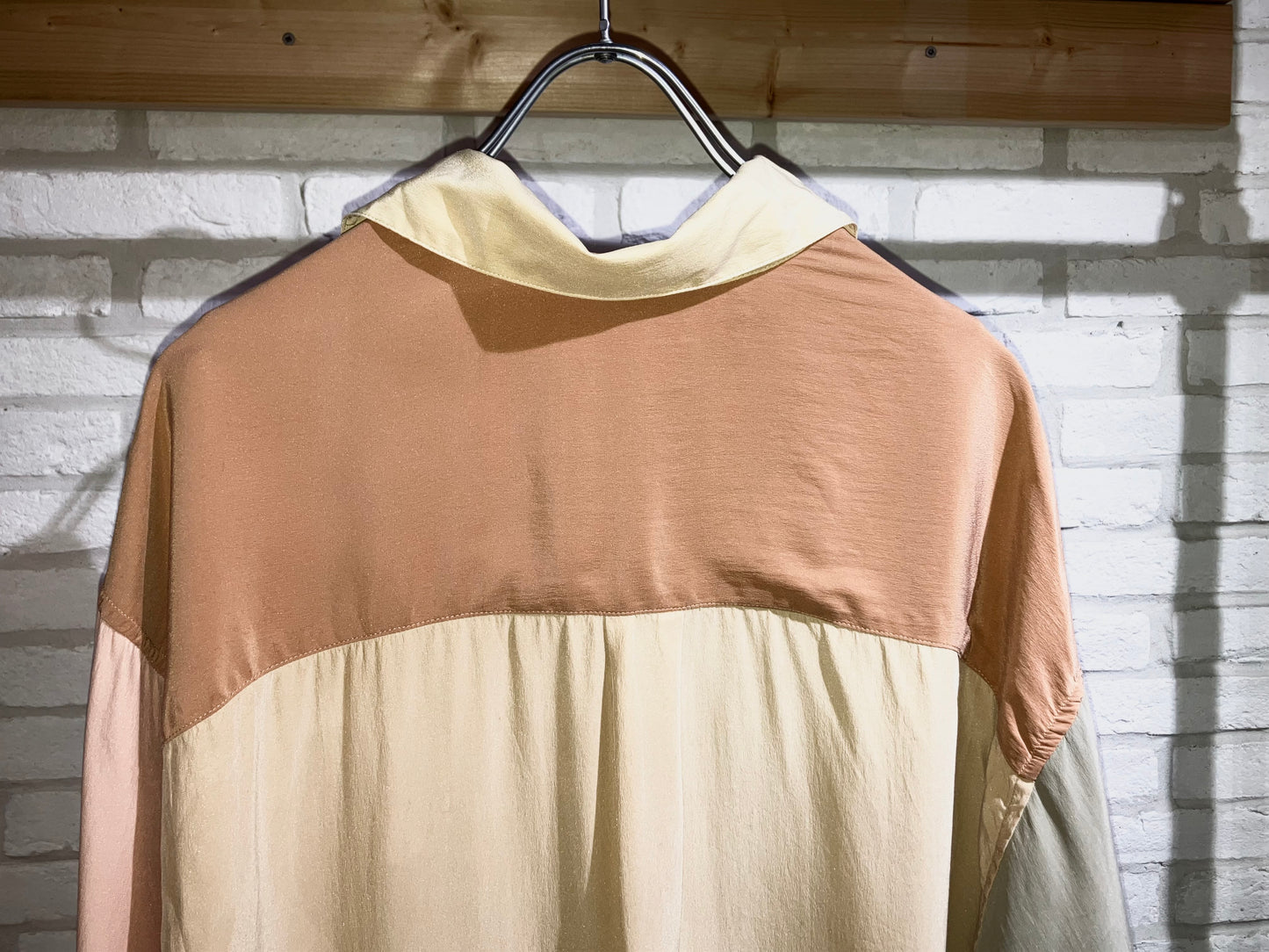 Old Crazy Pattern Silk Shirt