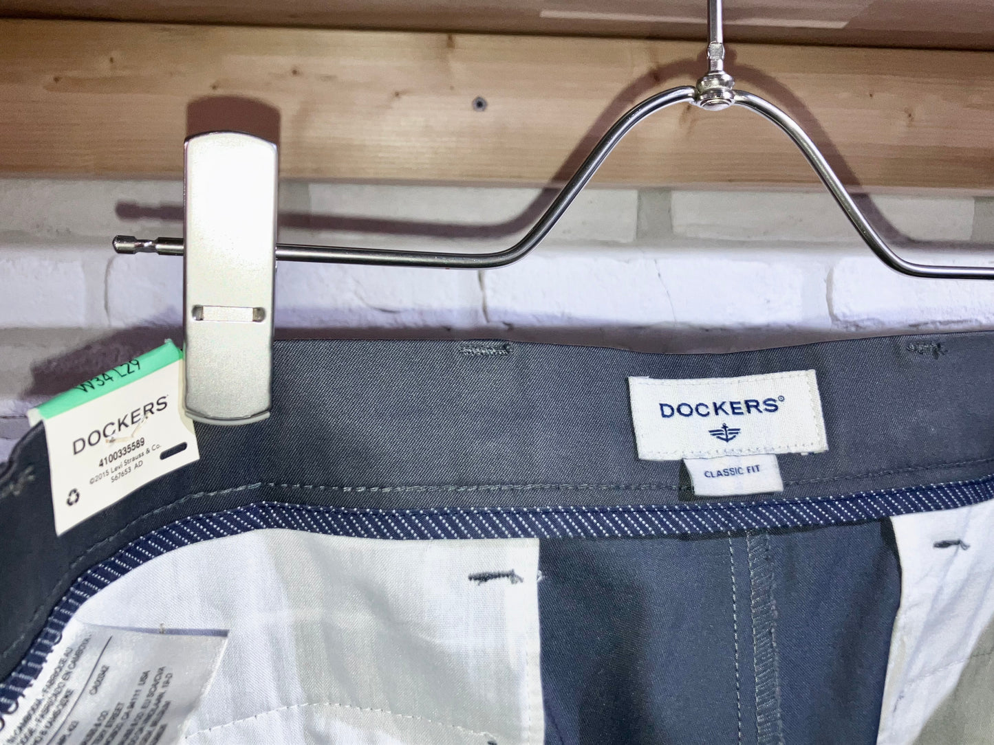 "DOCKERS" 10s Wide Work Pants "NOS"