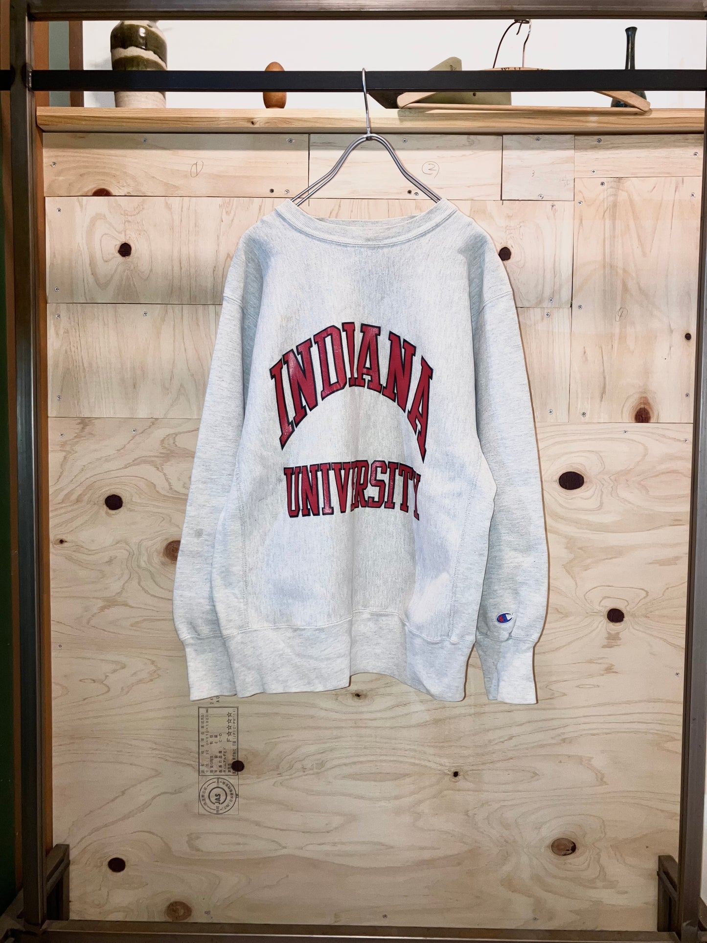 "Chmpion" Old REVERSE WEAVE Printed Sweat