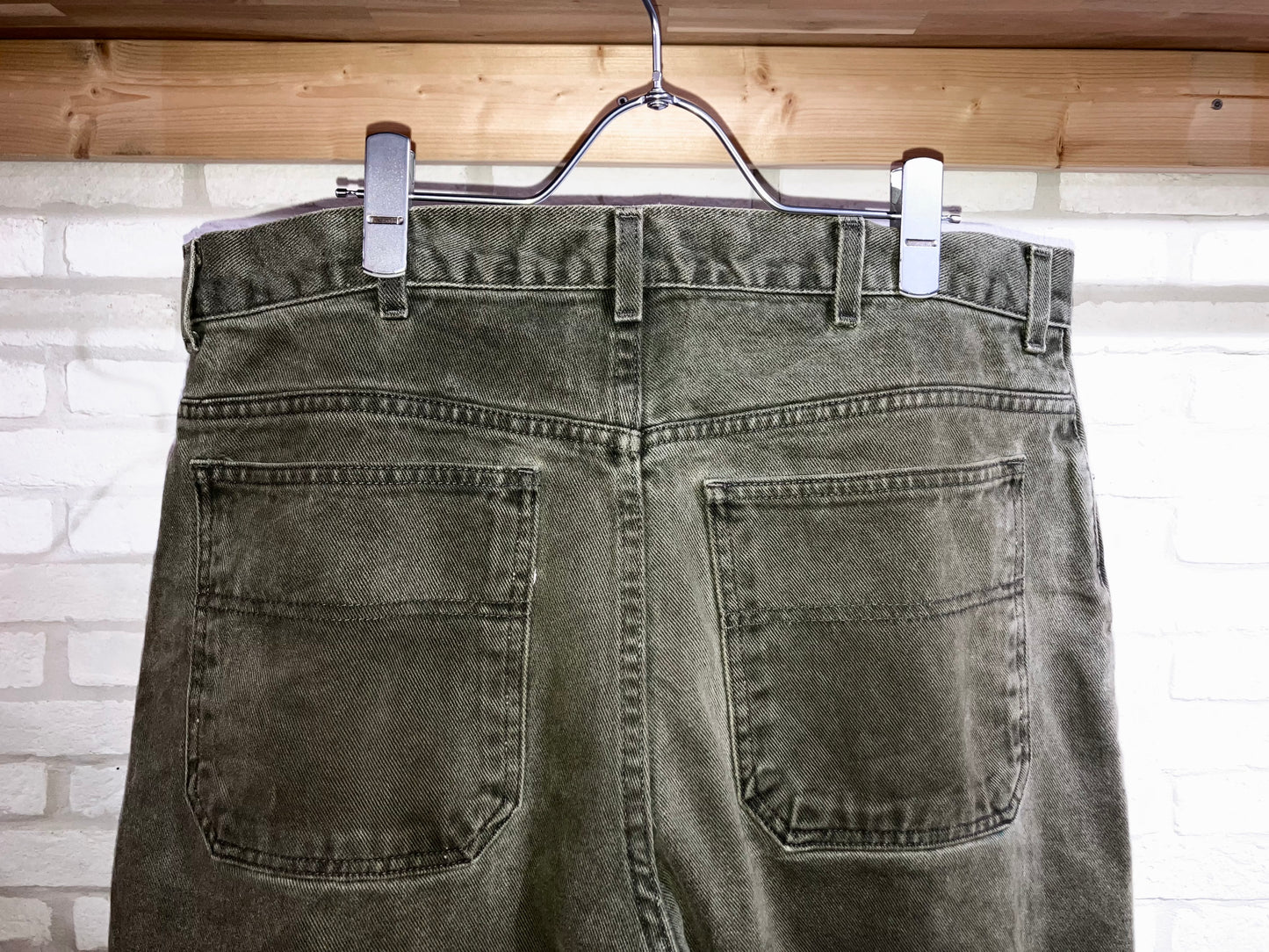 Old Color Denim Wide Shorts