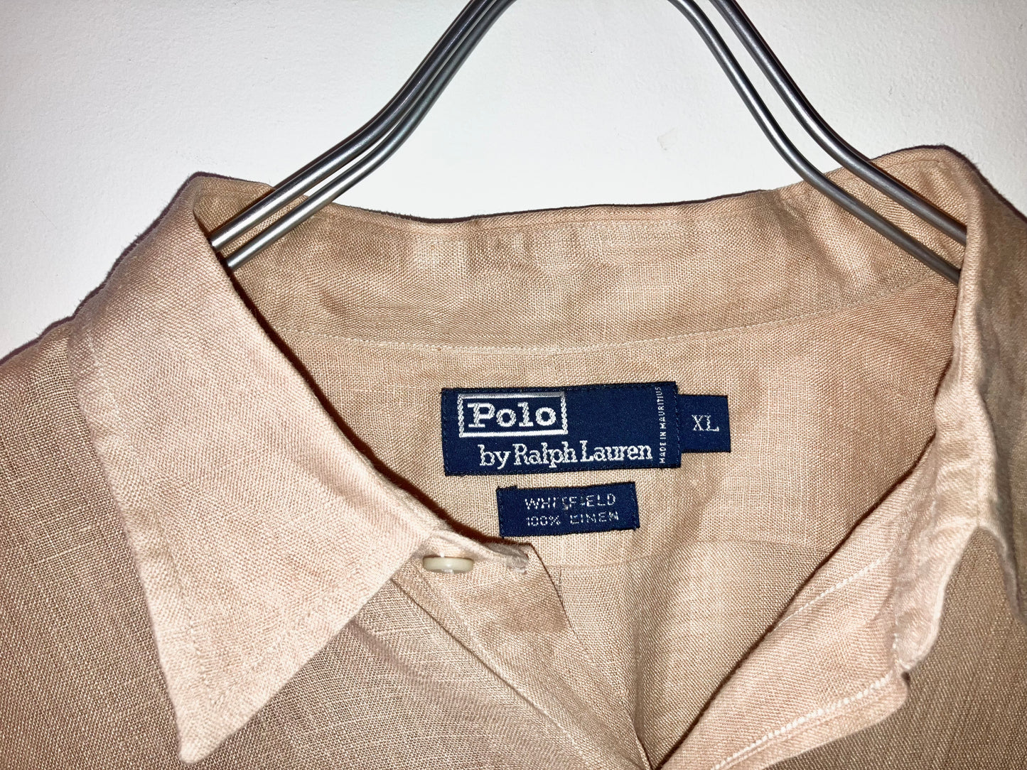 "Polo by Ralph Lauren" Old Nice Color Linen Shirt