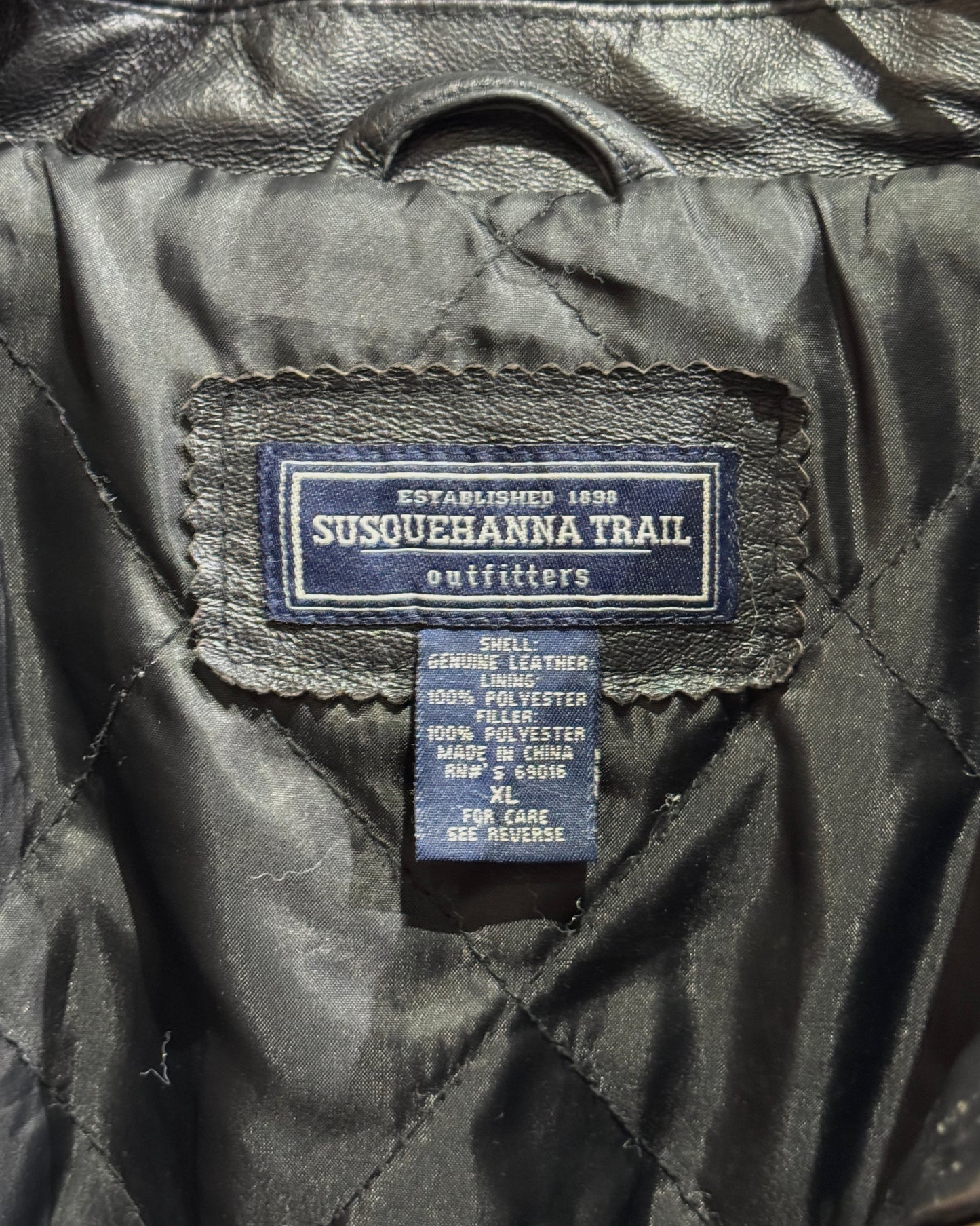 Old SUSQUEHANNA TRAIL Leather Jacket