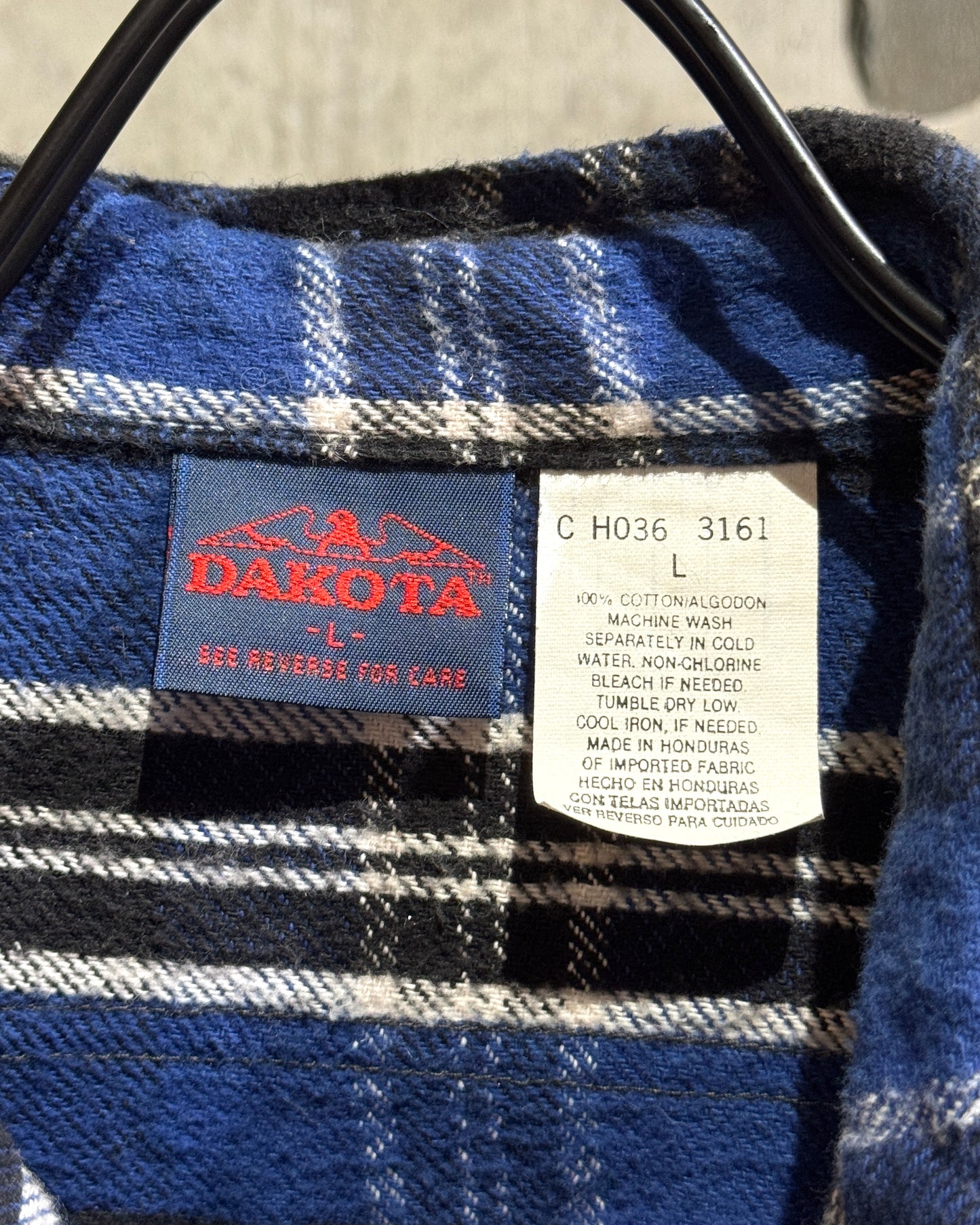 Vintage DAKOTA Plaid Heavy Flannel Shirt
