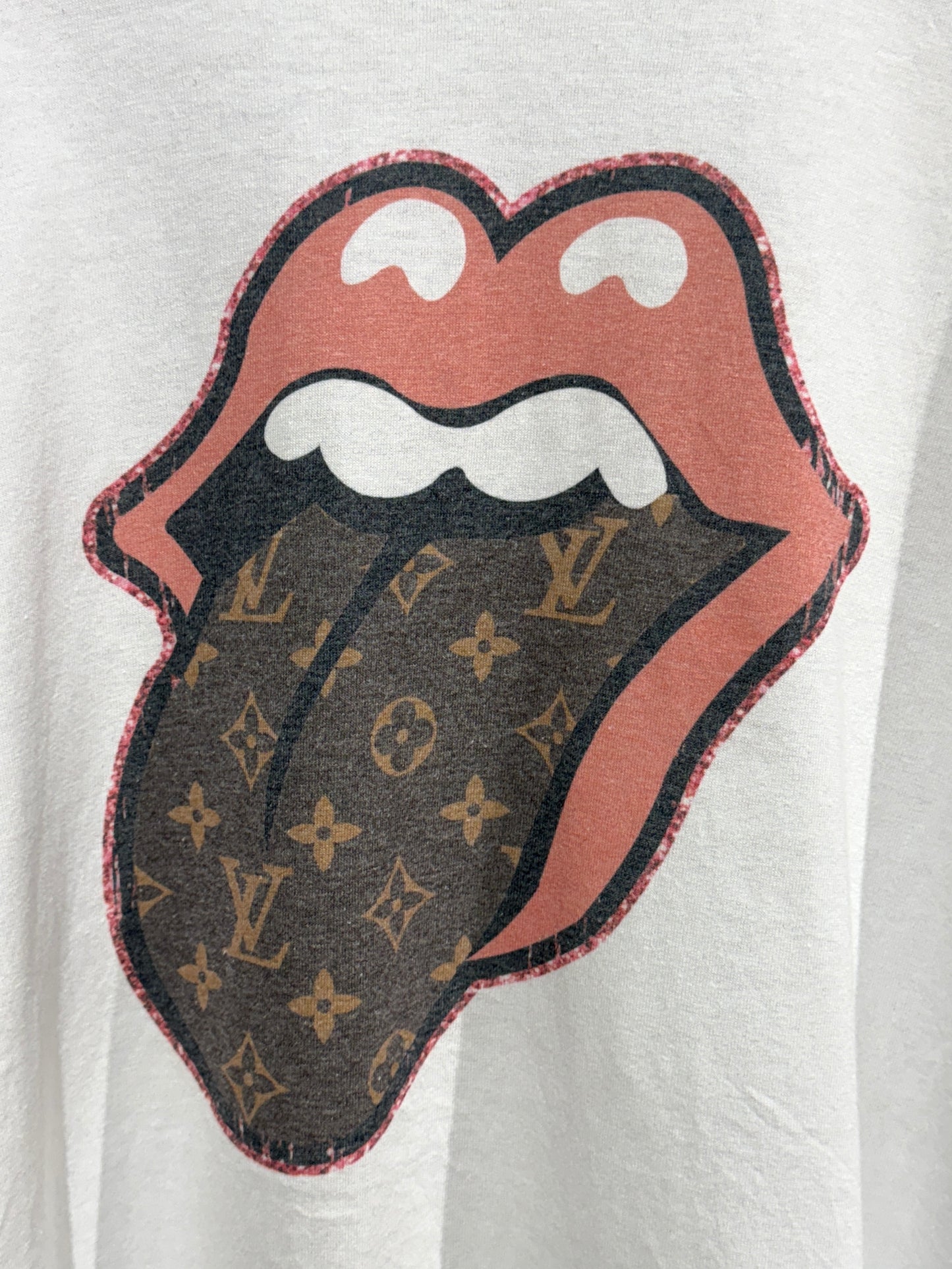 10s Rip & Monogram Tongue Printed T-Shirt