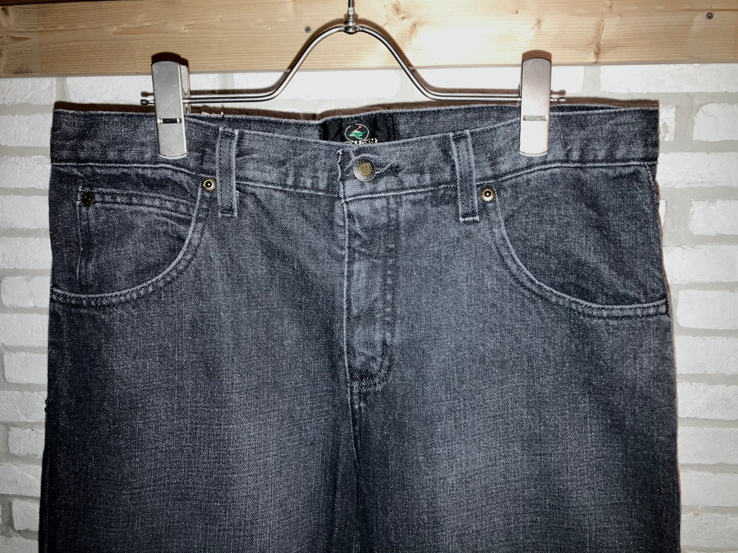 00s Plain BLK Denim Pants