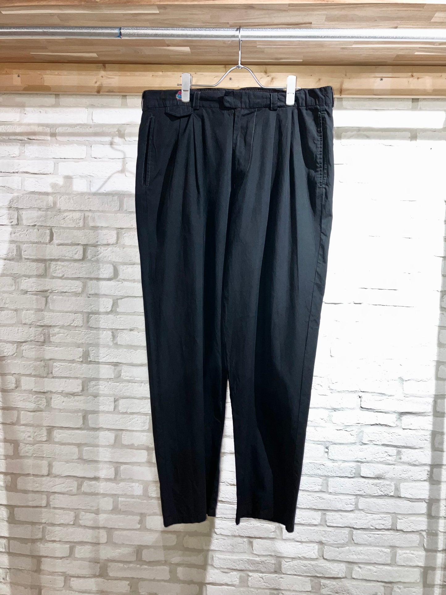 Old Poplin Wide Slacks