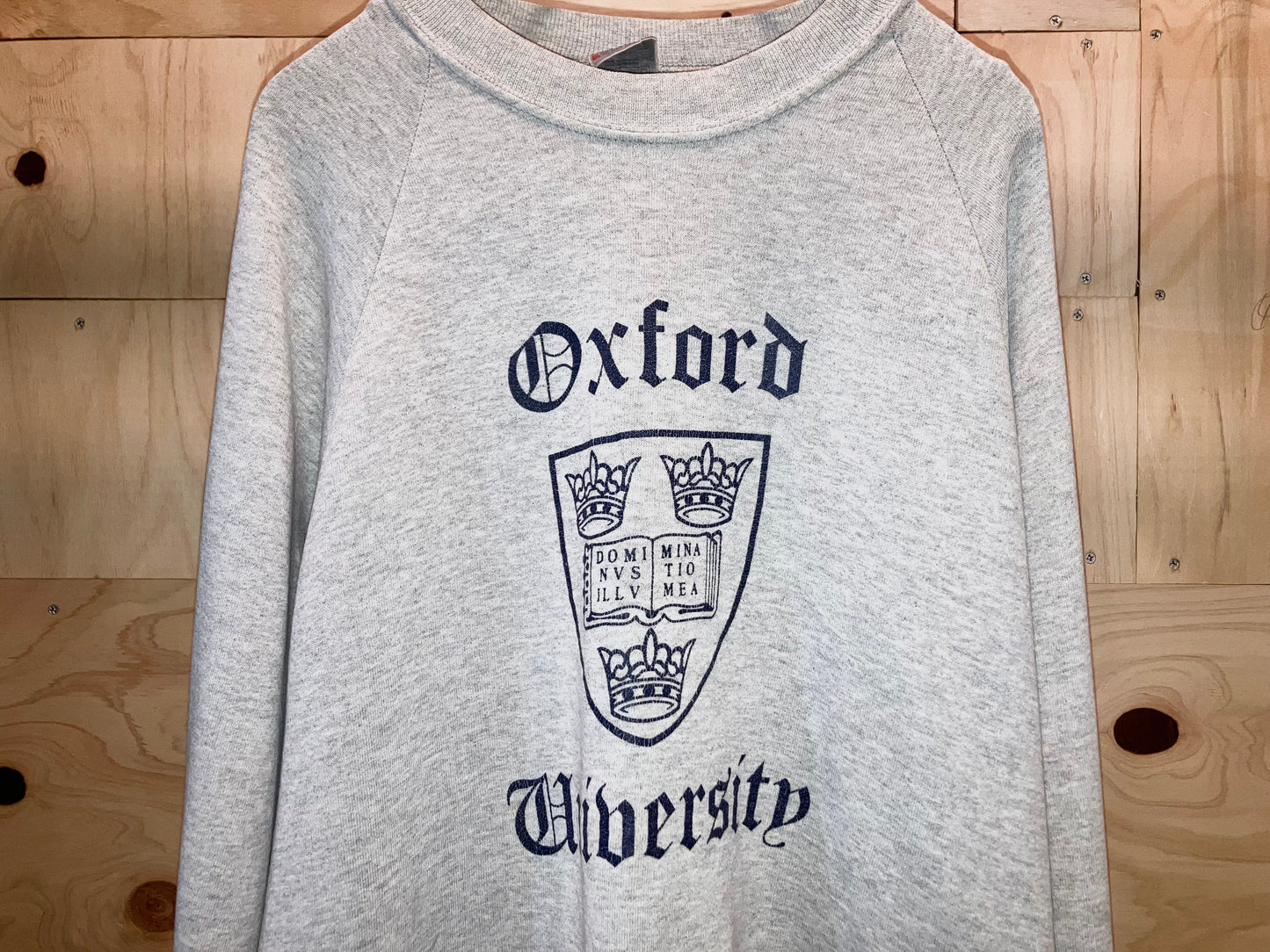 Vintage Printed Sweat "Euro College"