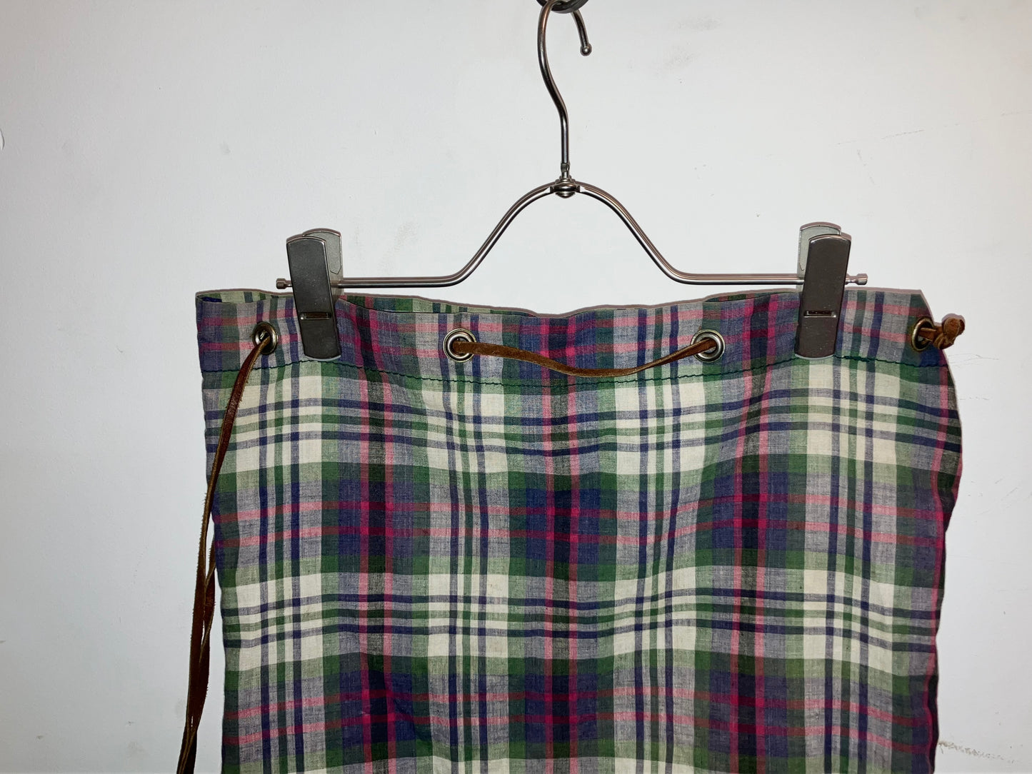 "J.CREW" Old Madras Check Bag