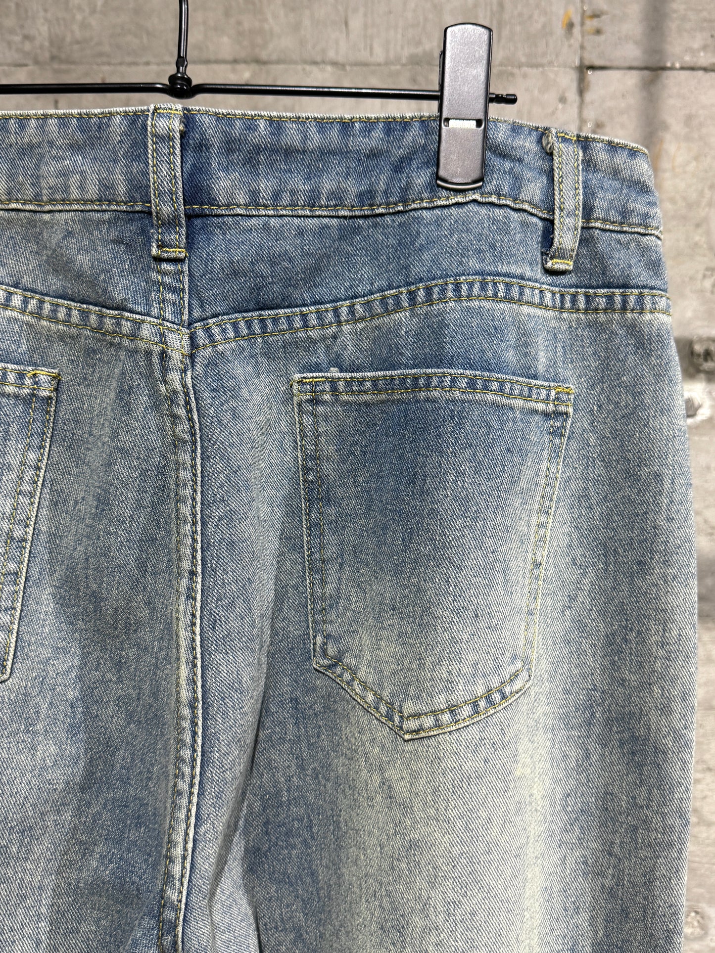 Side Fringe Denim Pants