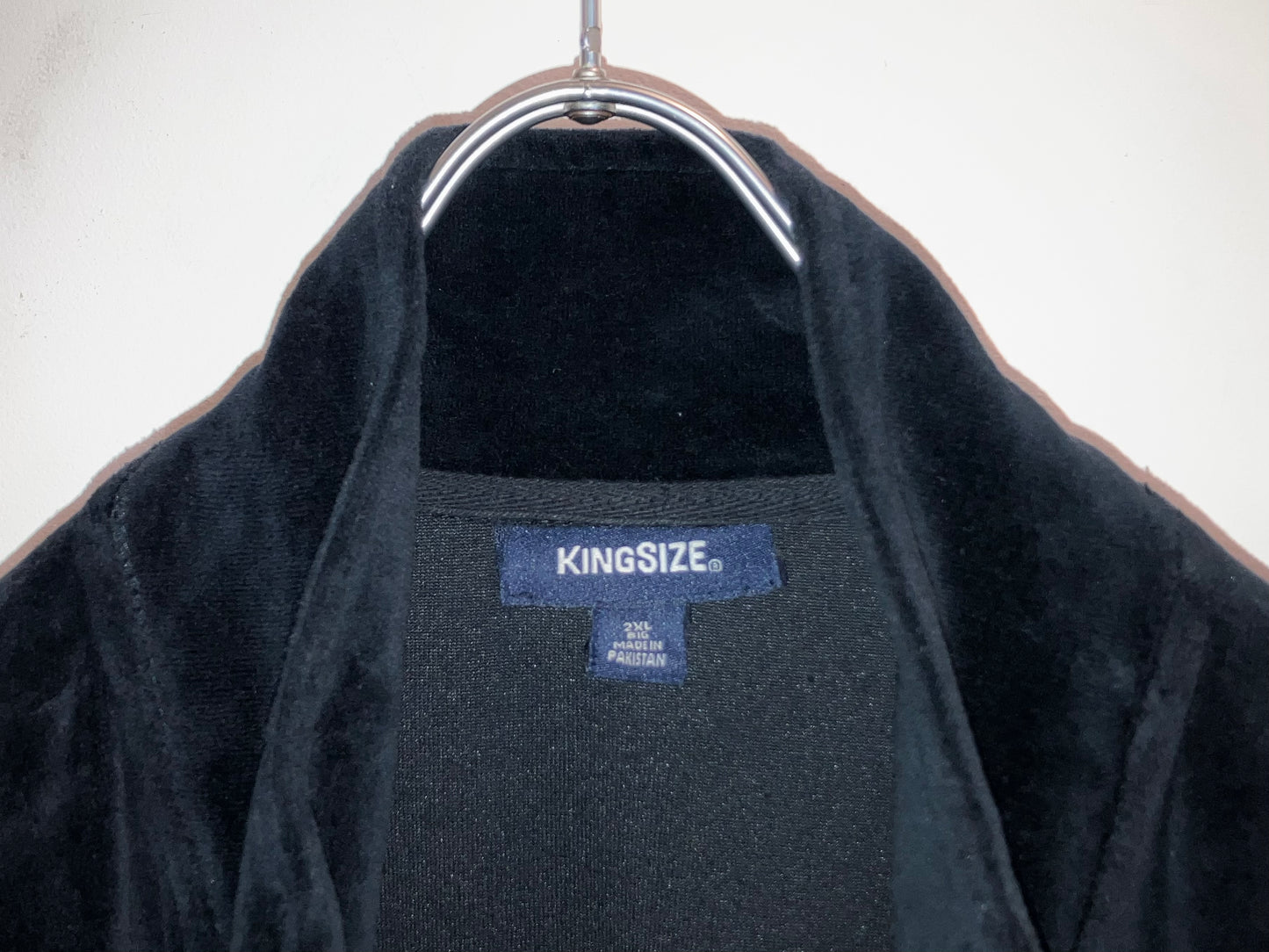 "KING SIZE" 00s Oversized Velour Track JKT