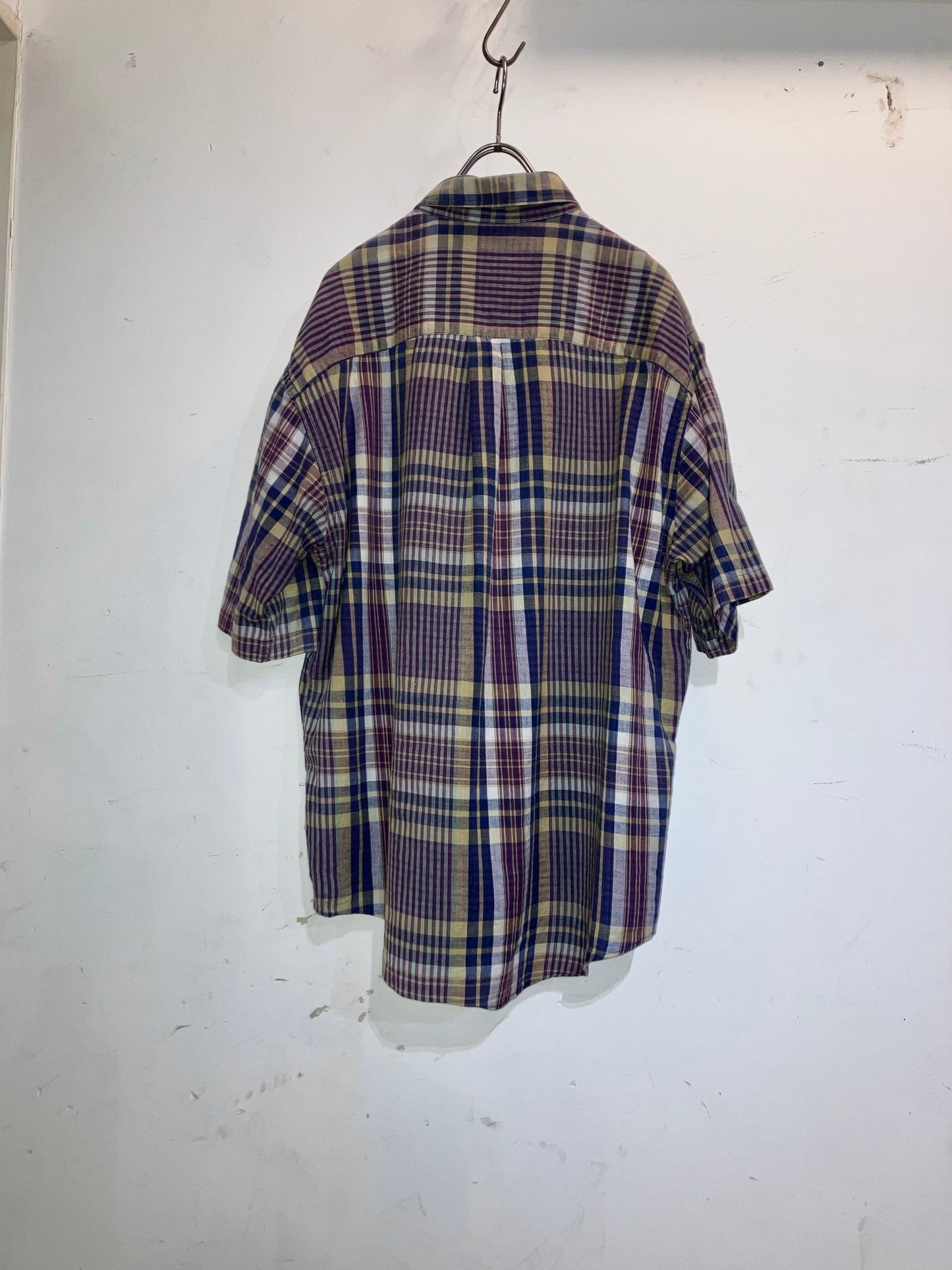 "LANDS'END" Old Madras Check Shirt