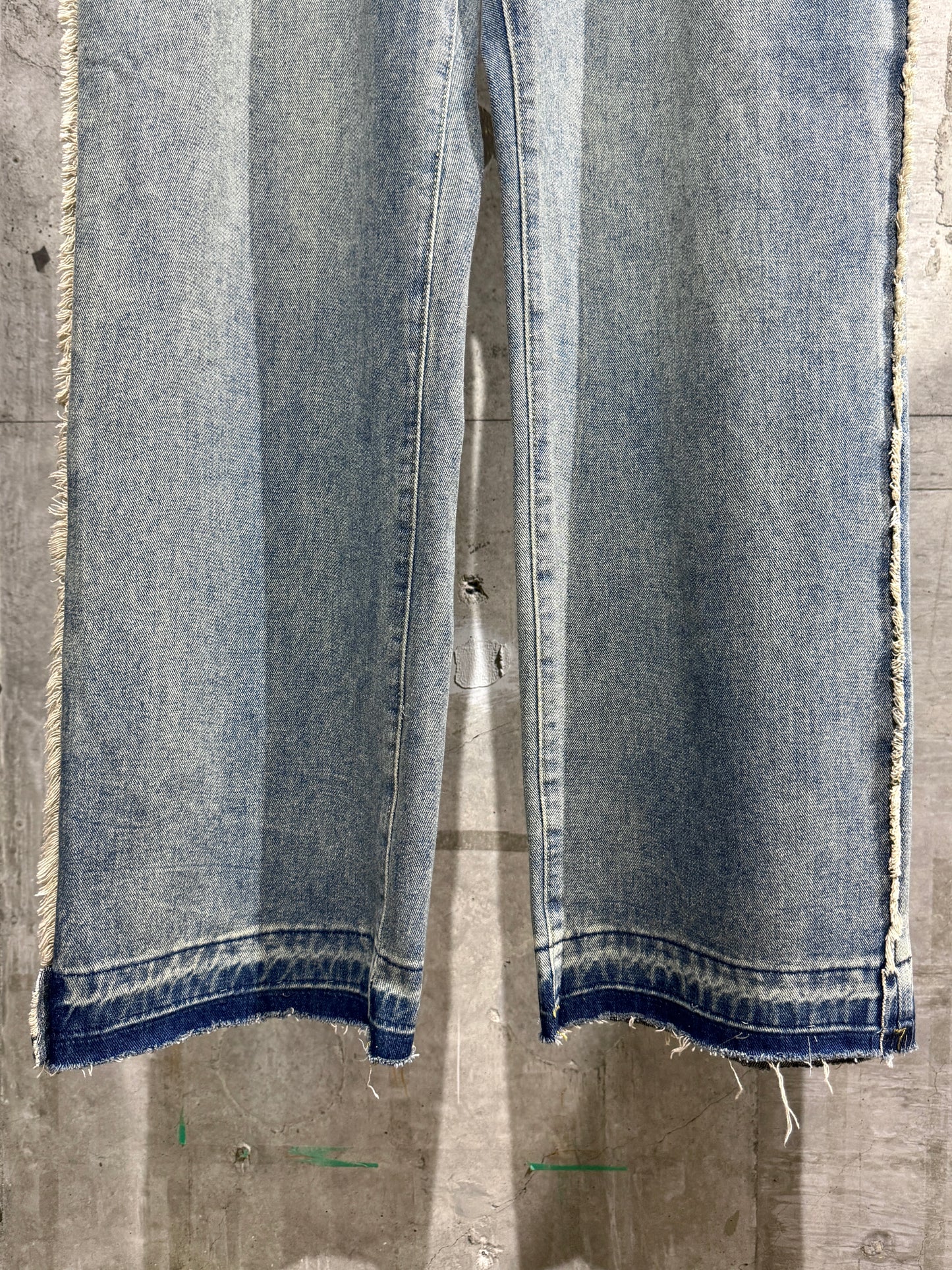 Side Fringe Denim Pants