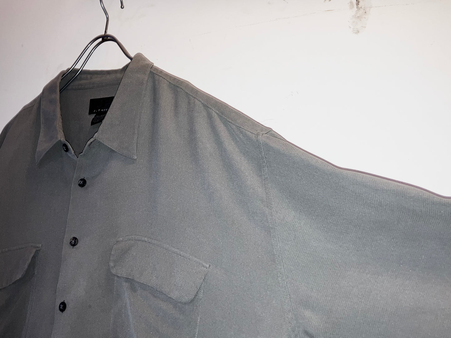 00s Oversized Silk Shirt