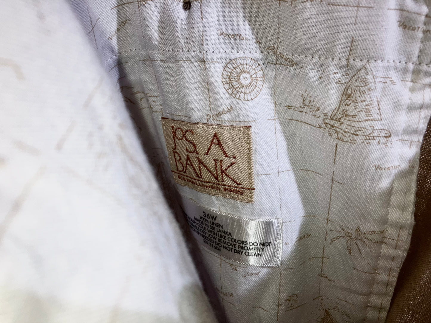 00s Linen Cargo Shorts