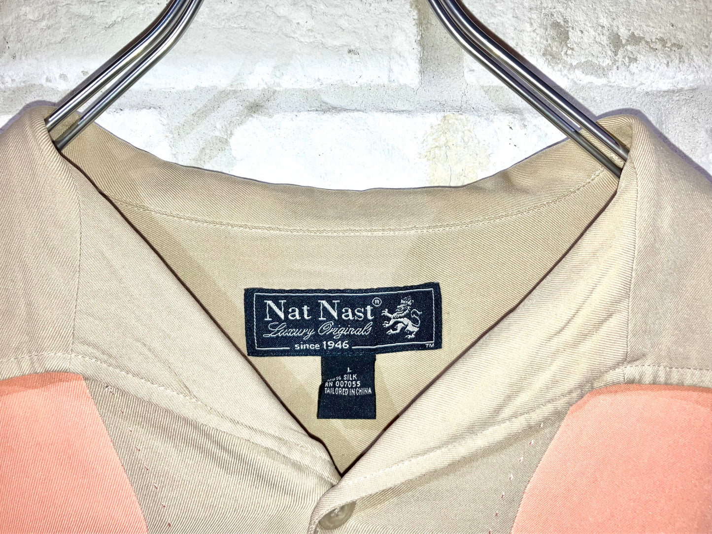 "NAT NAST" 00s Design Silk Shirt