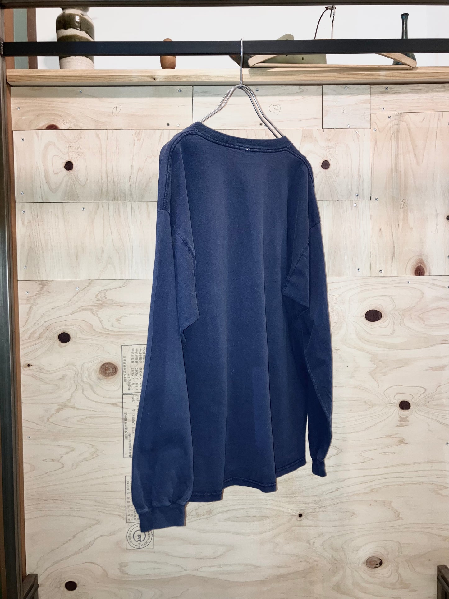 "NIKE" Old Blank LS Tee "No Swoosh"
