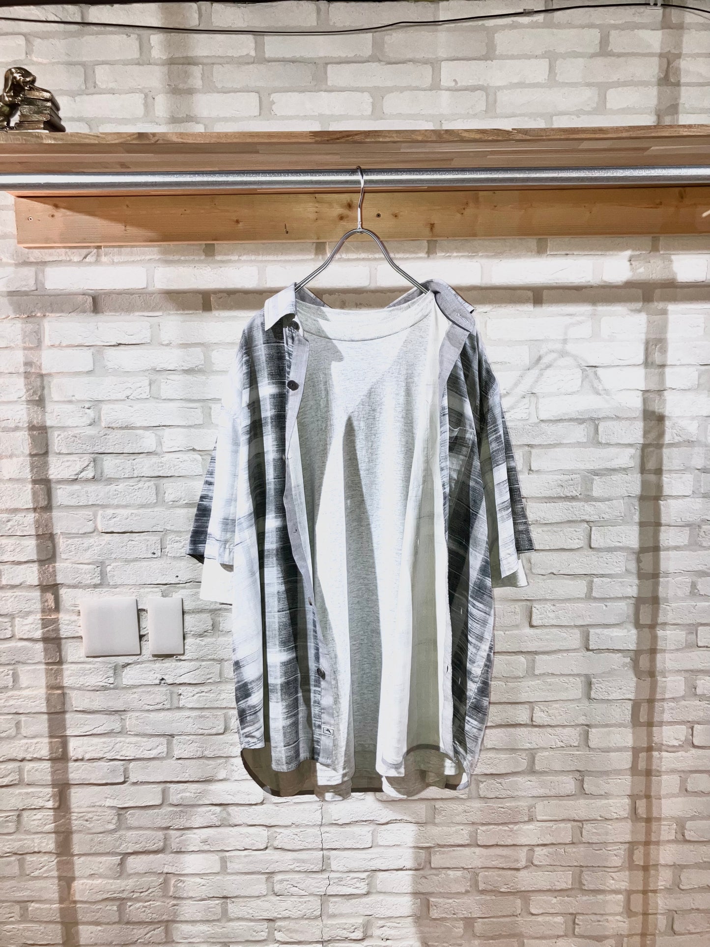 "Tommy Bahama" Old Check Silk Shirt