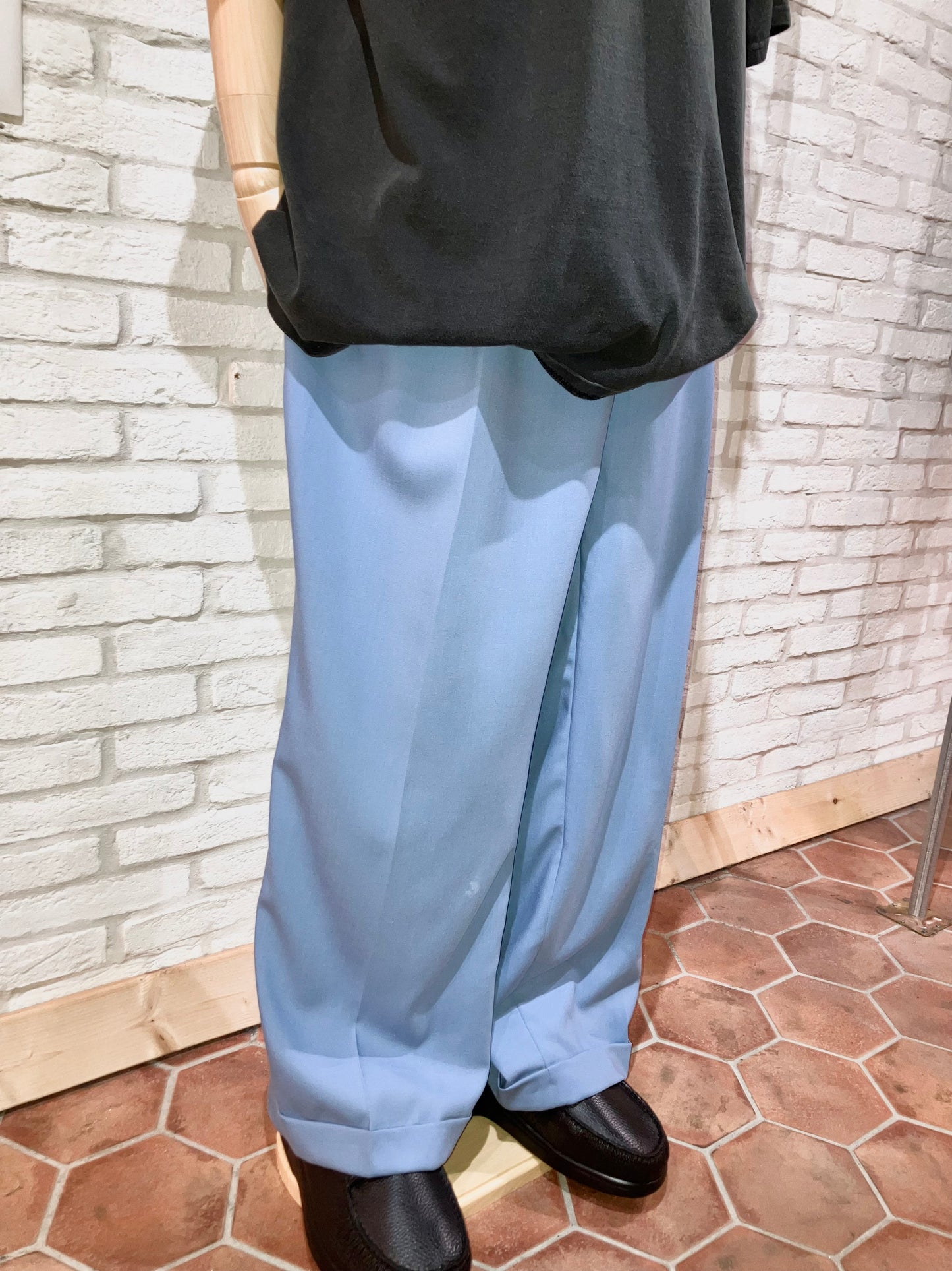Old Good Color Super Wide Slacks