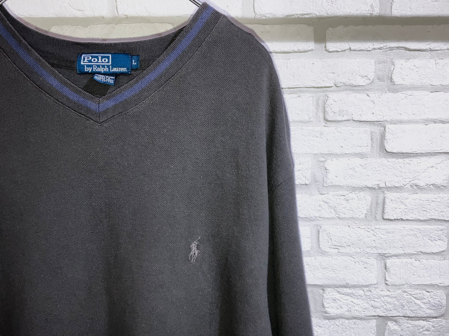 "Polo by Ralph Lauren" Old Design Kanoko Fabric Tee