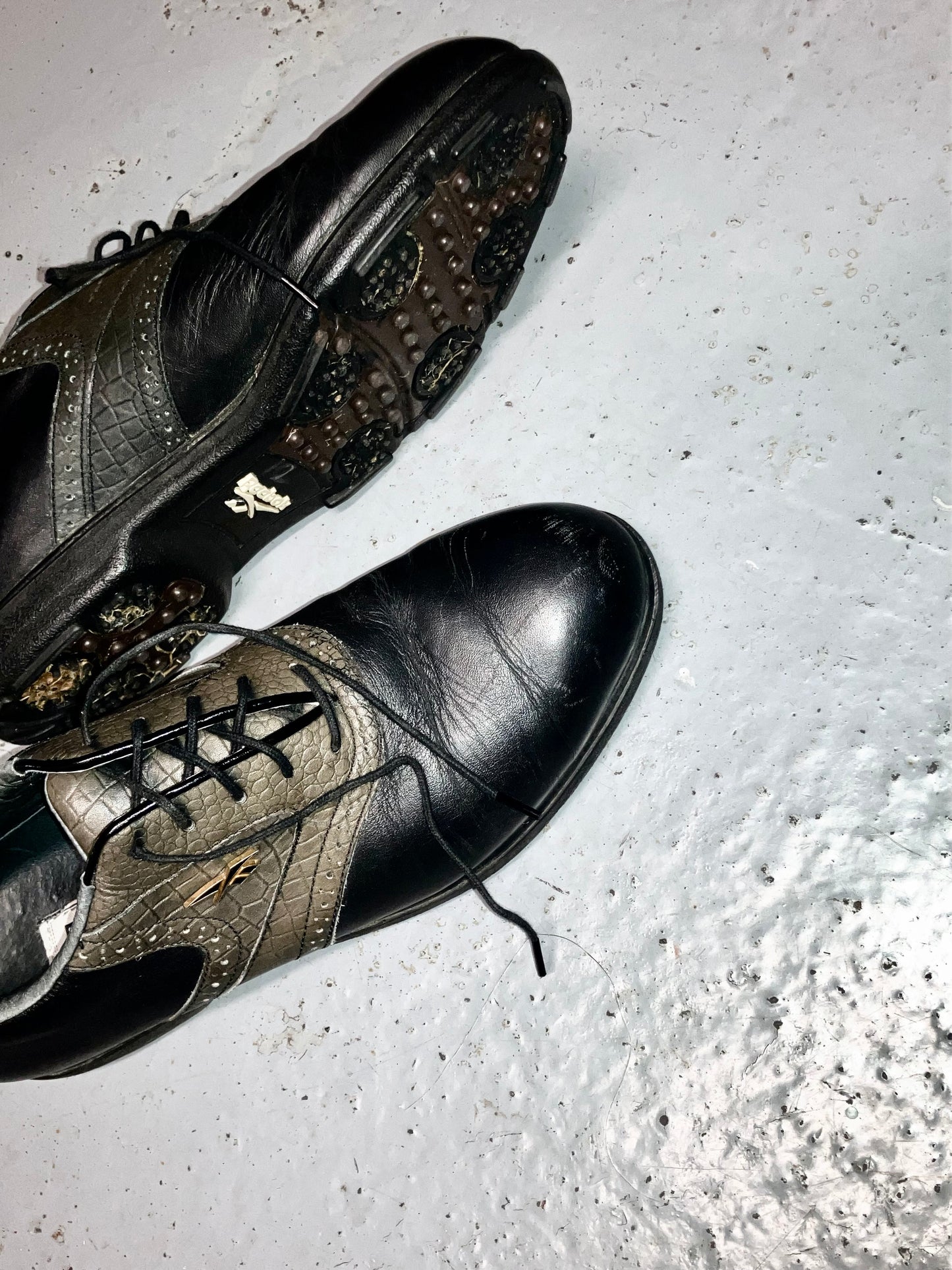 "Reebok" 00s Design Leather Shoes