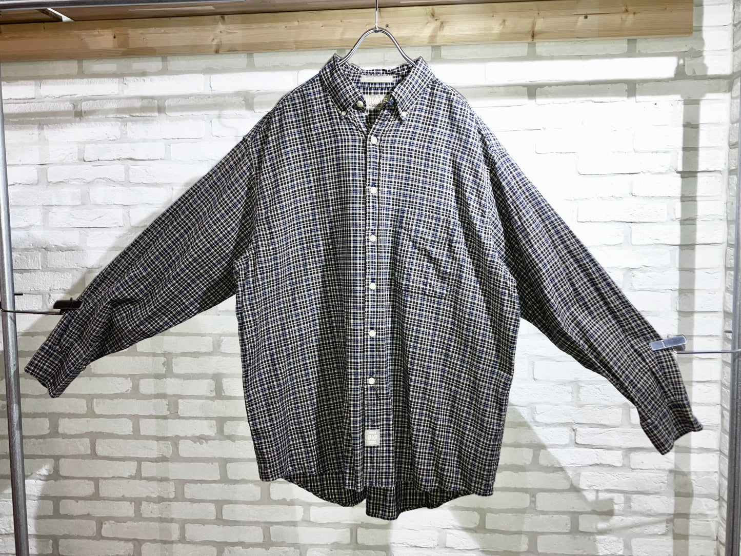 "ARROW" Old Oversized Check Shirt