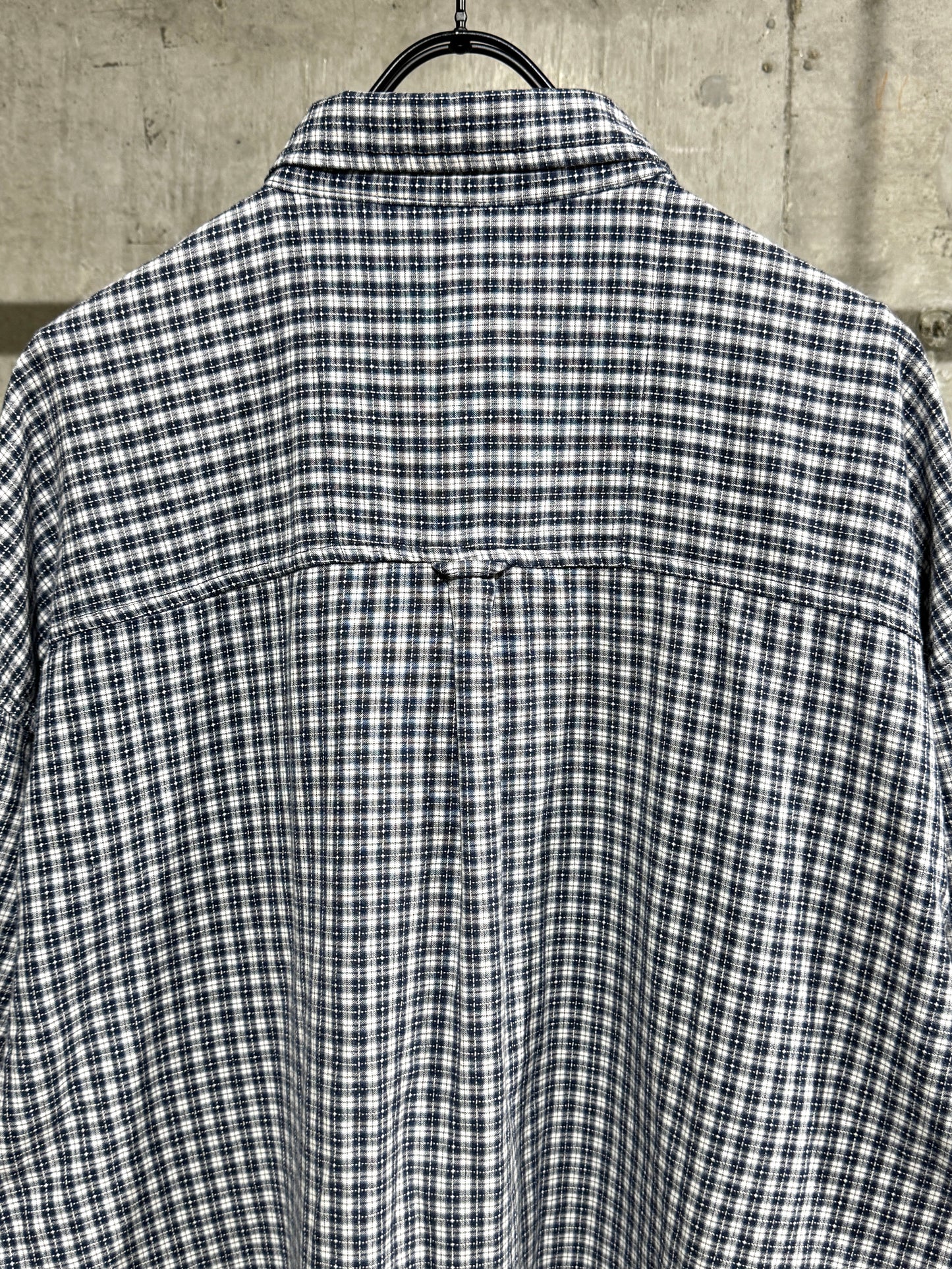 00s RESULTS Lightweight Zip-up Plaid Shirt