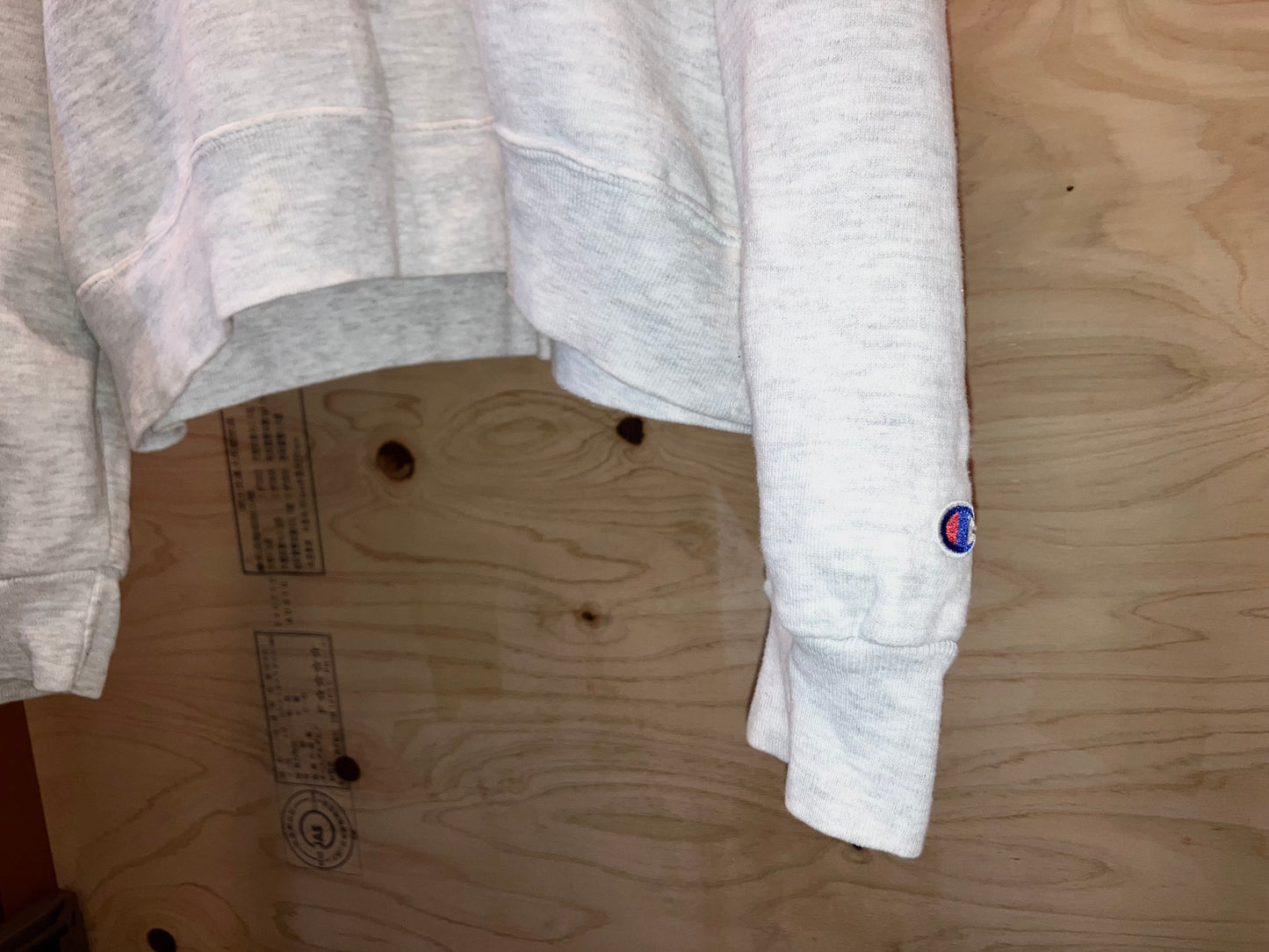 "Chimpion" Old Initial Printed Short Length Sweat "Super Rare Piace"