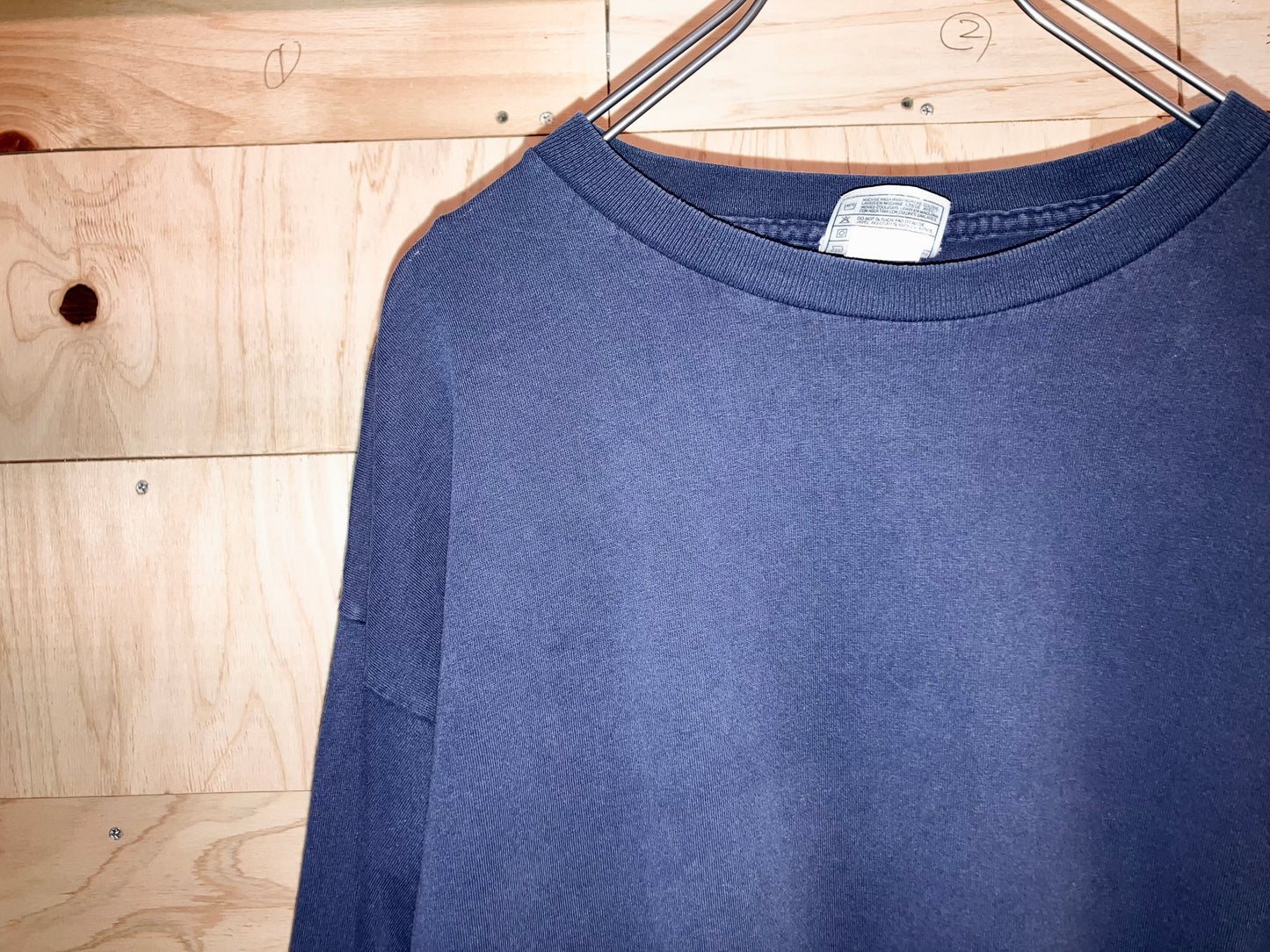 "NIKE" Old Blank LS Tee "No Swoosh"