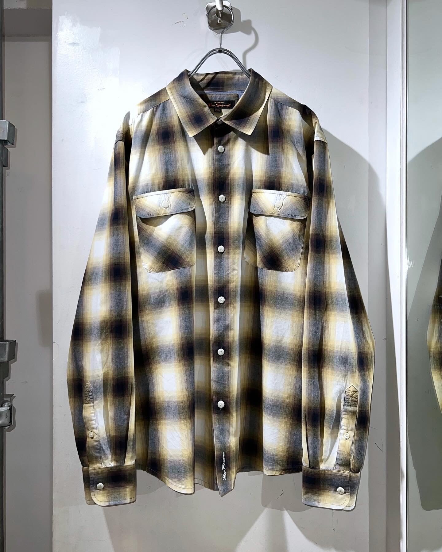 Plus Sized Shadow Check Shirt