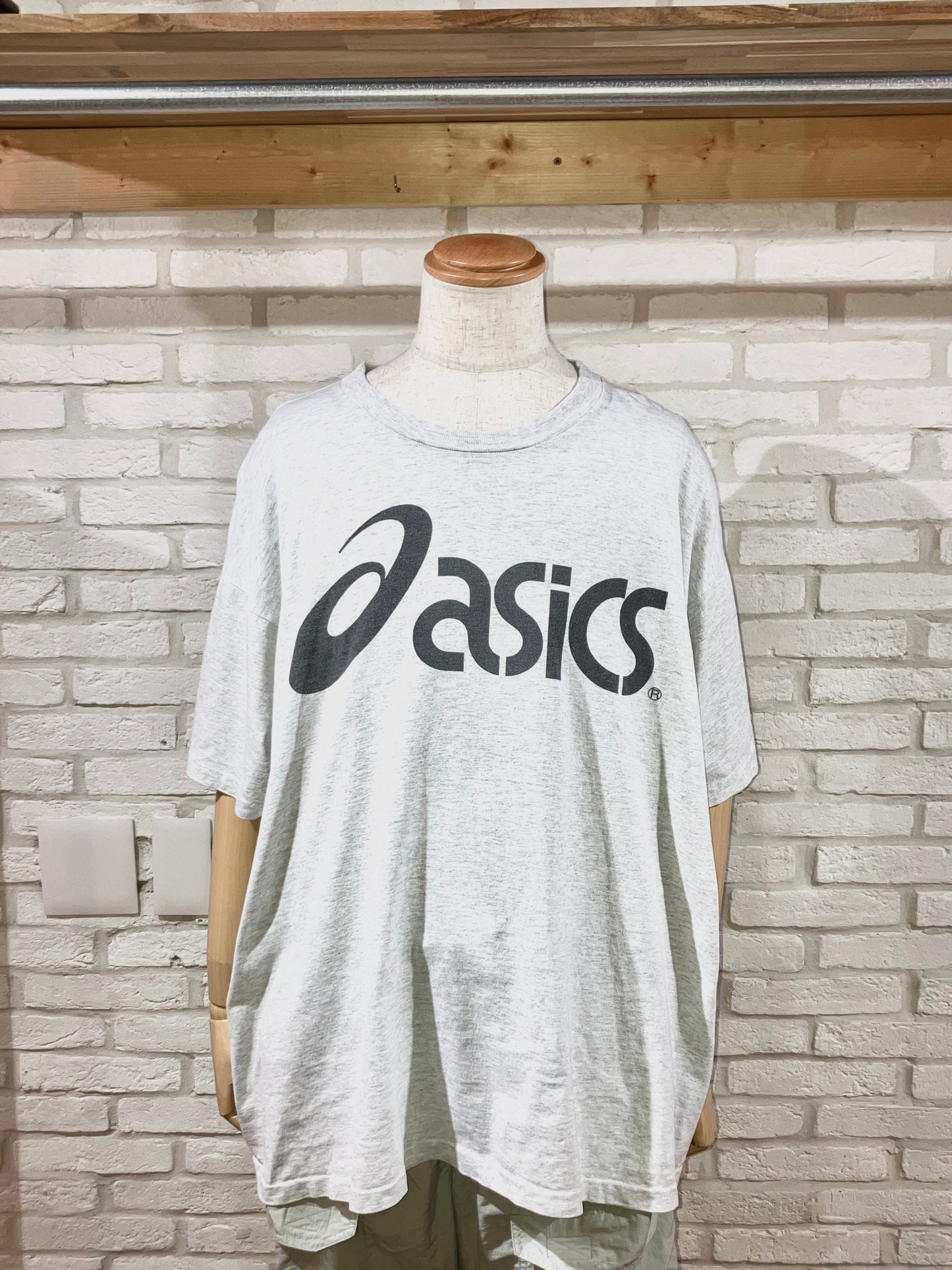 "asics" Old Oversized Printed Tee