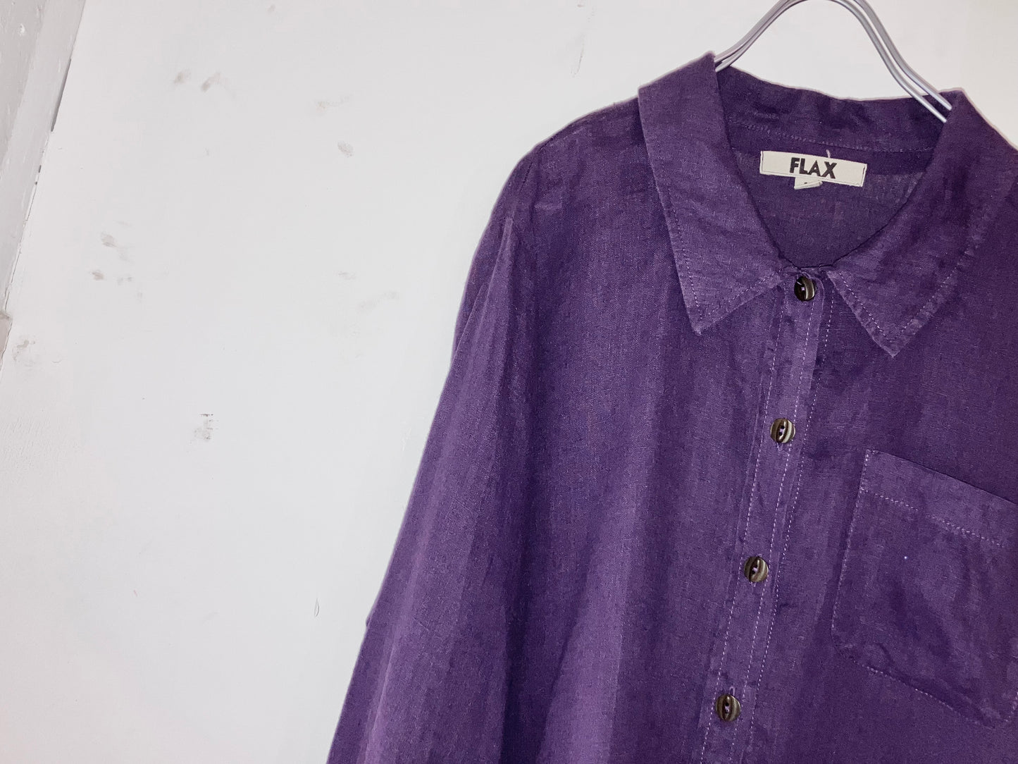 "FLAX" Old Nice Color Linen Shirt