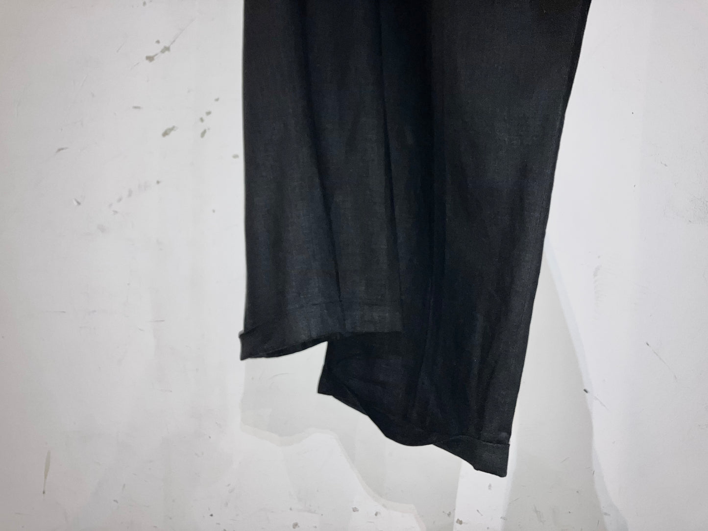 "PERRY ELLIS" Old Linen&Rayon Super Wide Slacks