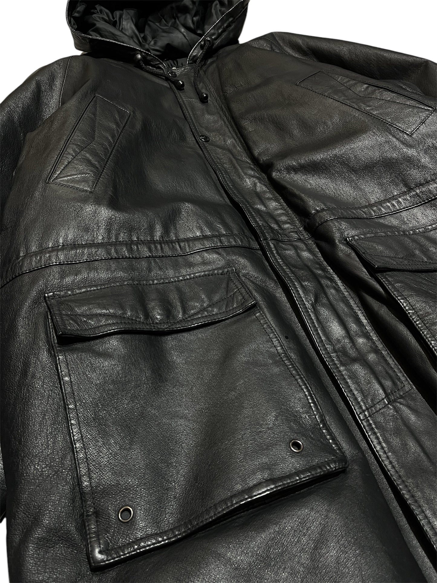 old Padded Leather Jacket