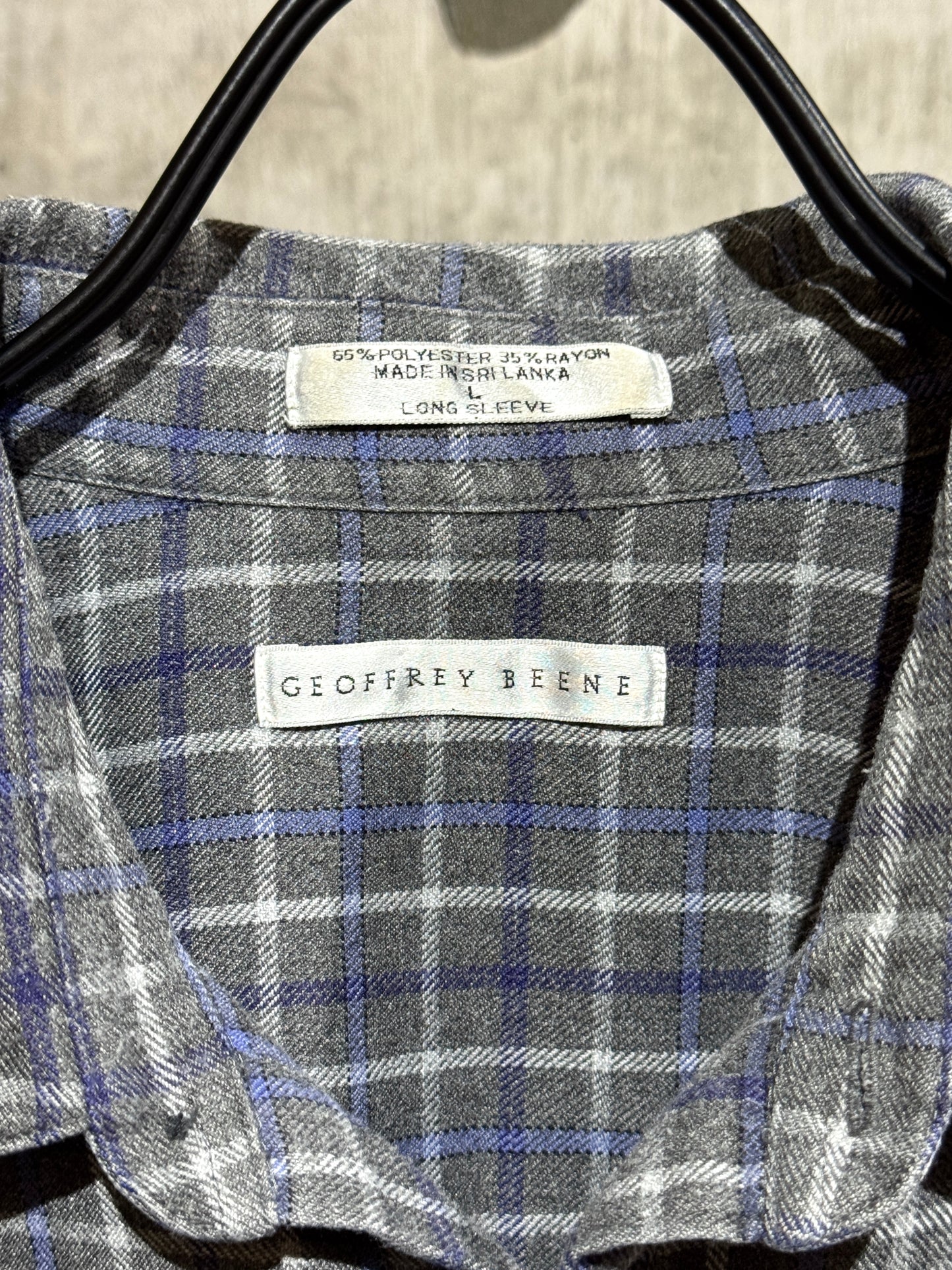 Geoffrey Beene Plaid Shirt
