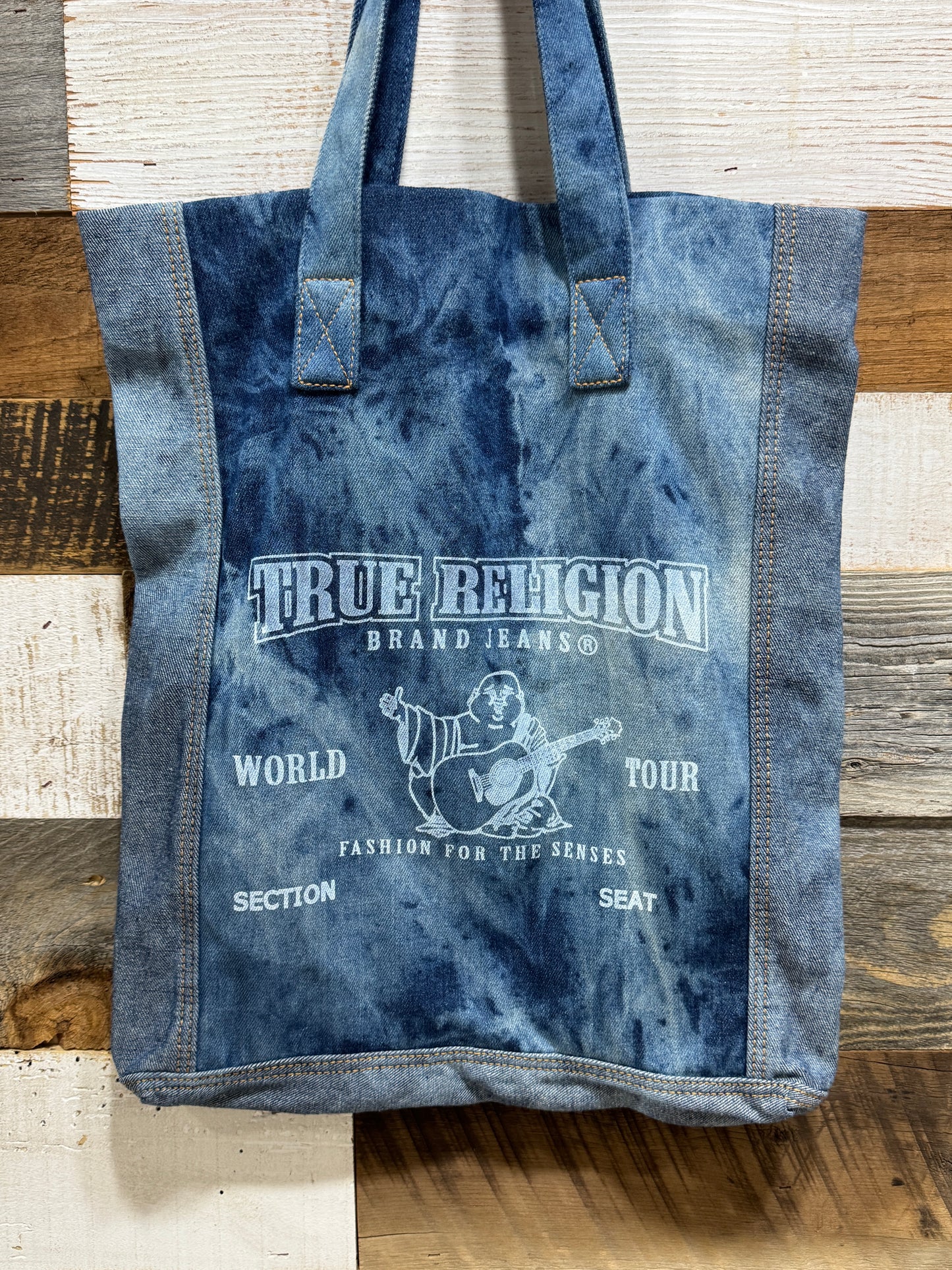 True Religion Denim Tote Bag