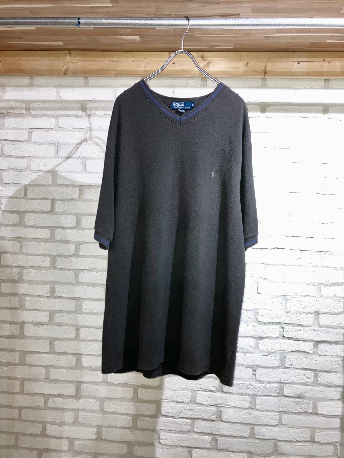 "Polo by Ralph Lauren" Old Design Kanoko Fabric Tee
