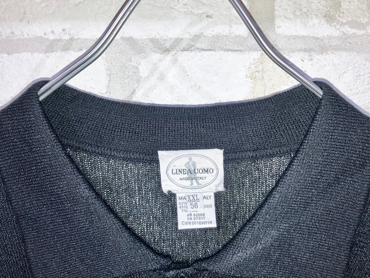 Old Oversized Summer Knit Polo Shirt