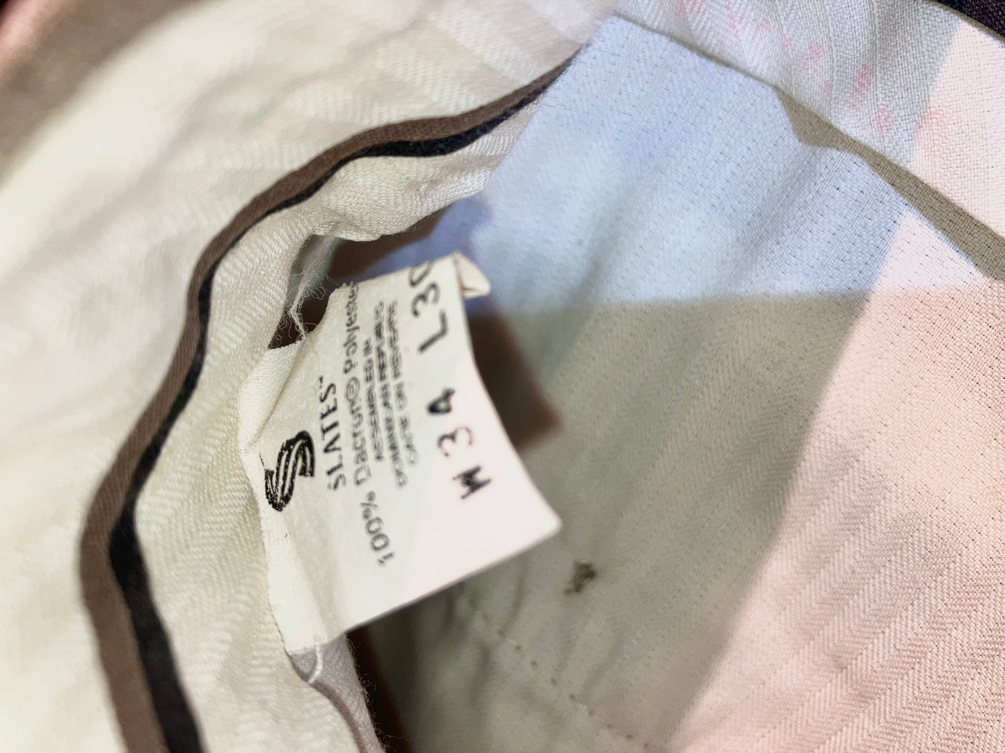 "SLATES" 00s Melange Wide Slacks